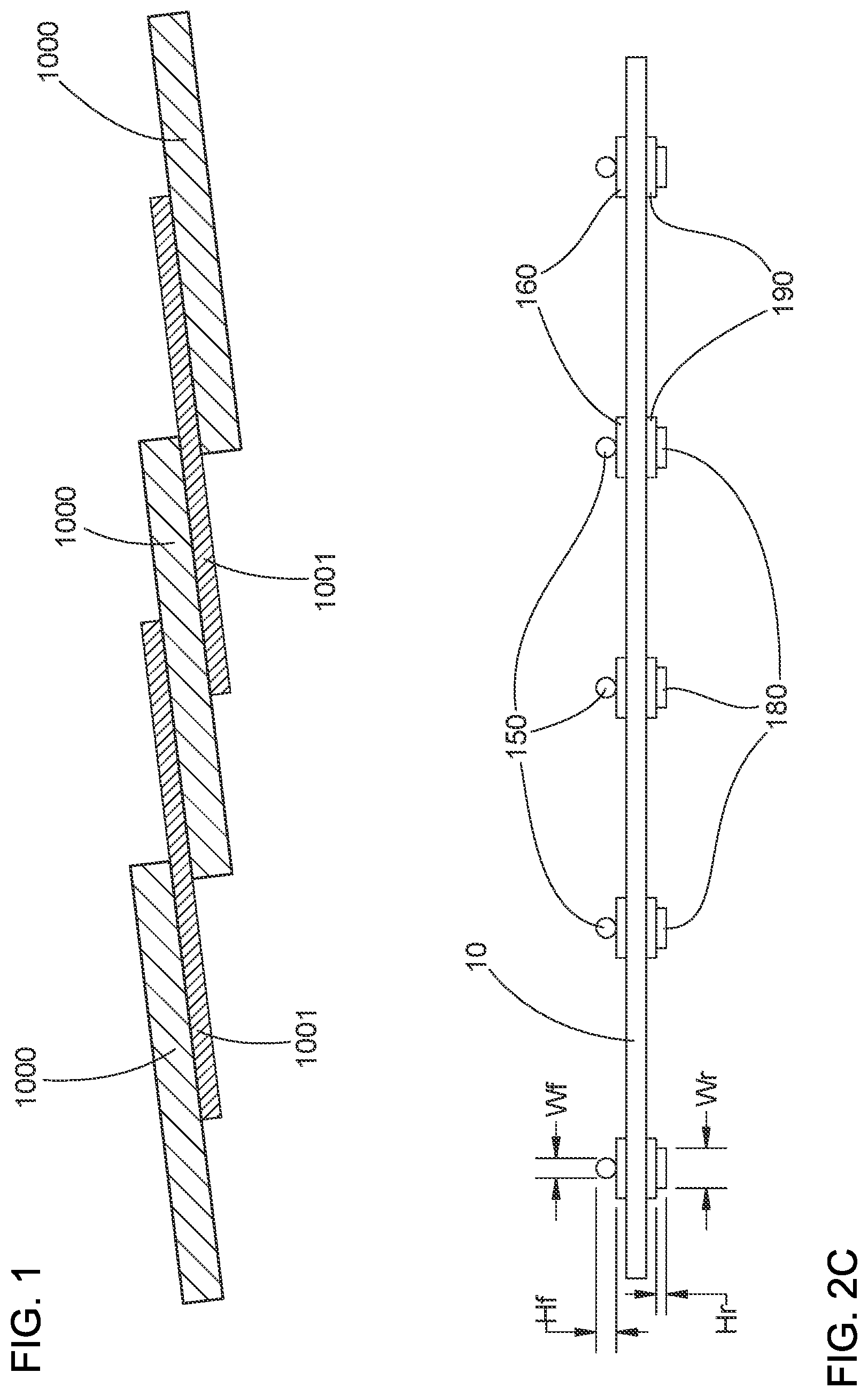 Patent US12328954 — Shingled solar module with ribbon interconnect — Figure 1