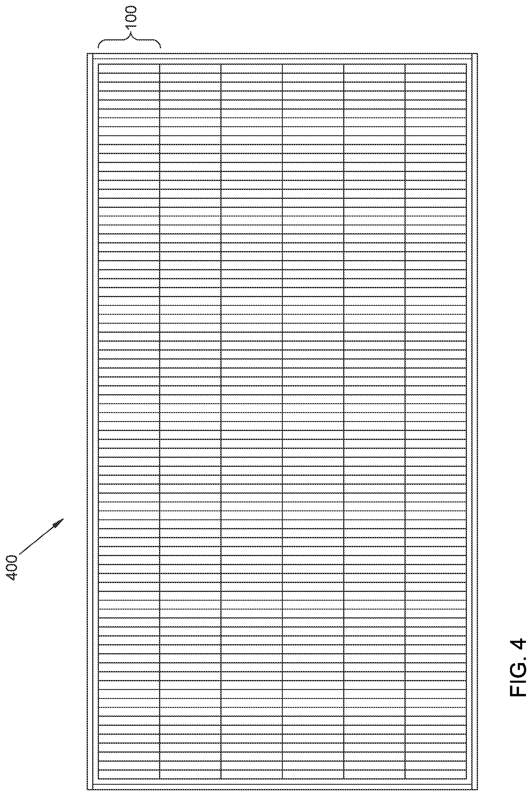 Patent US12328954 Figure 5 – Shingled solar module with ribbon interconnect