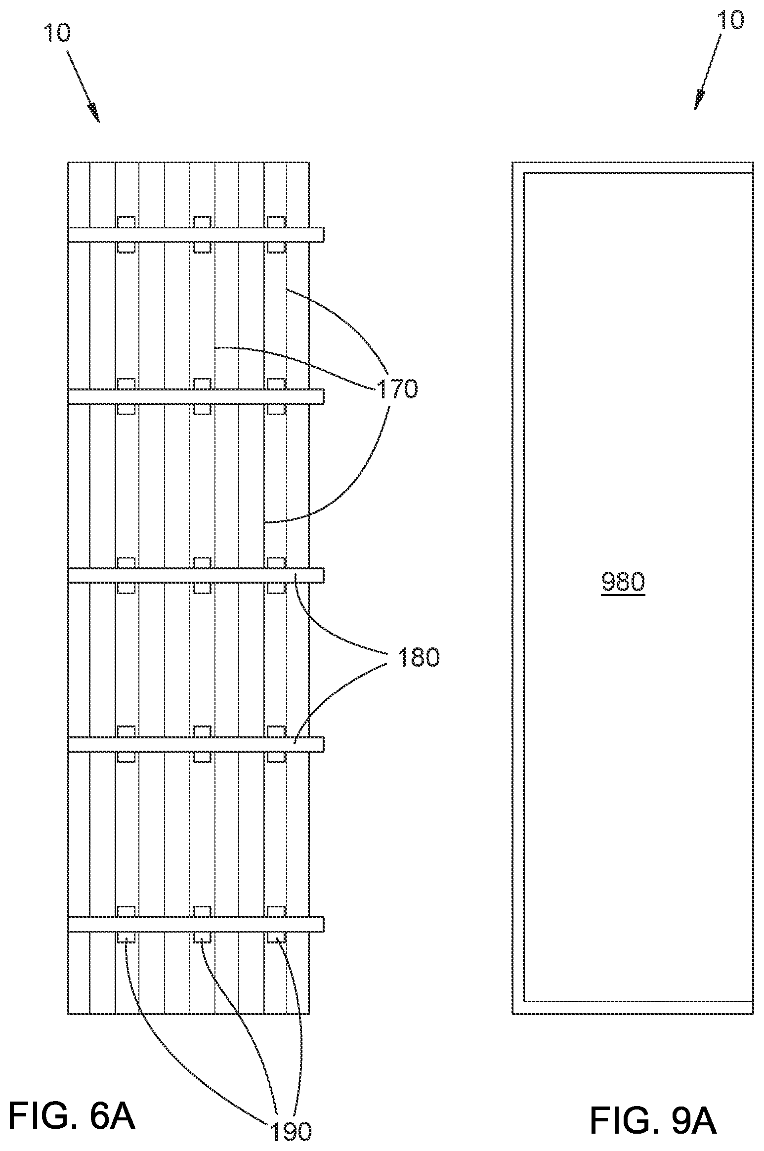Patent US12328954 Figure 8 – Shingled solar module with ribbon interconnect