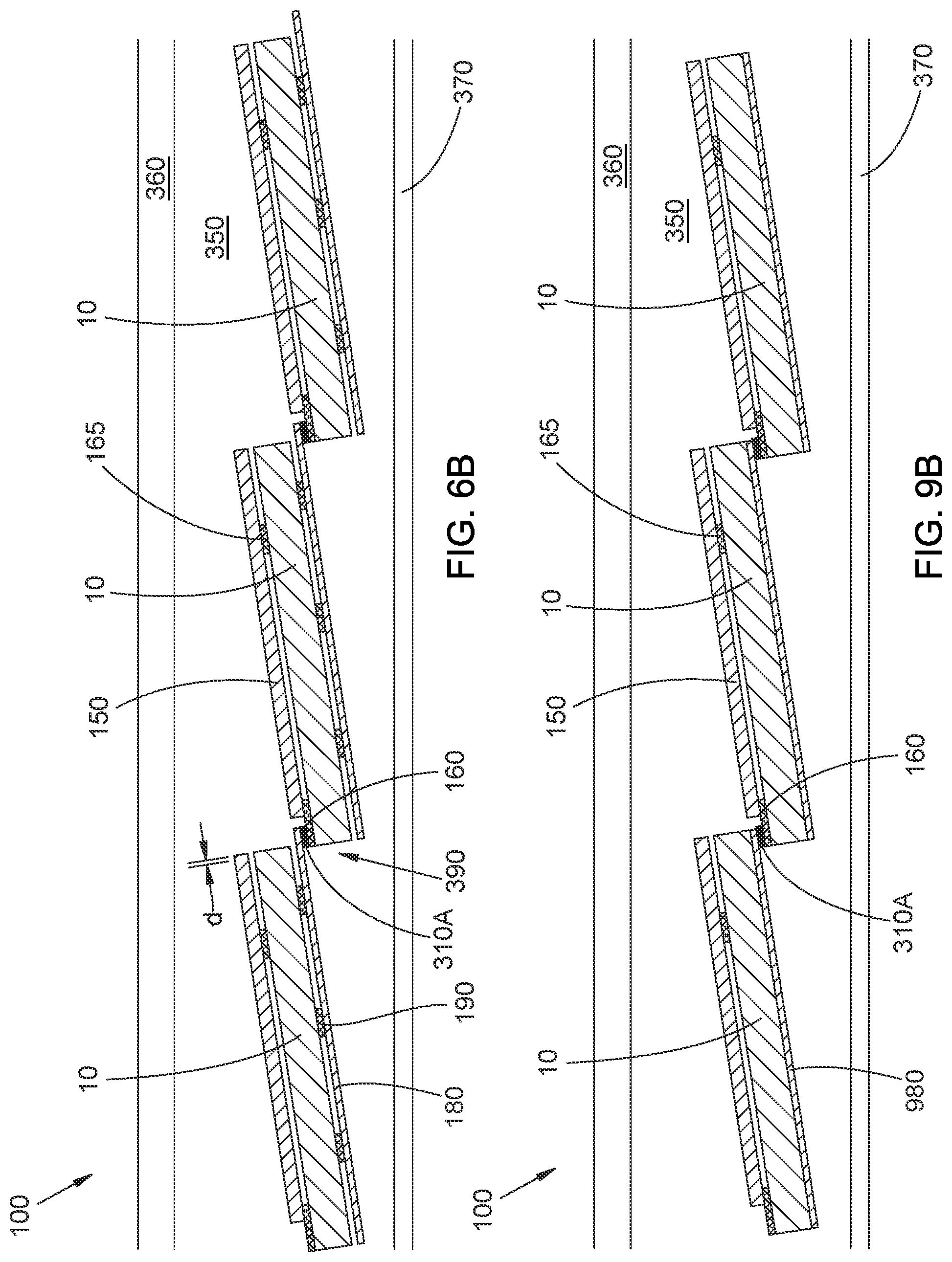 Patent US12328954 Figure 9 – Shingled solar module with ribbon interconnect