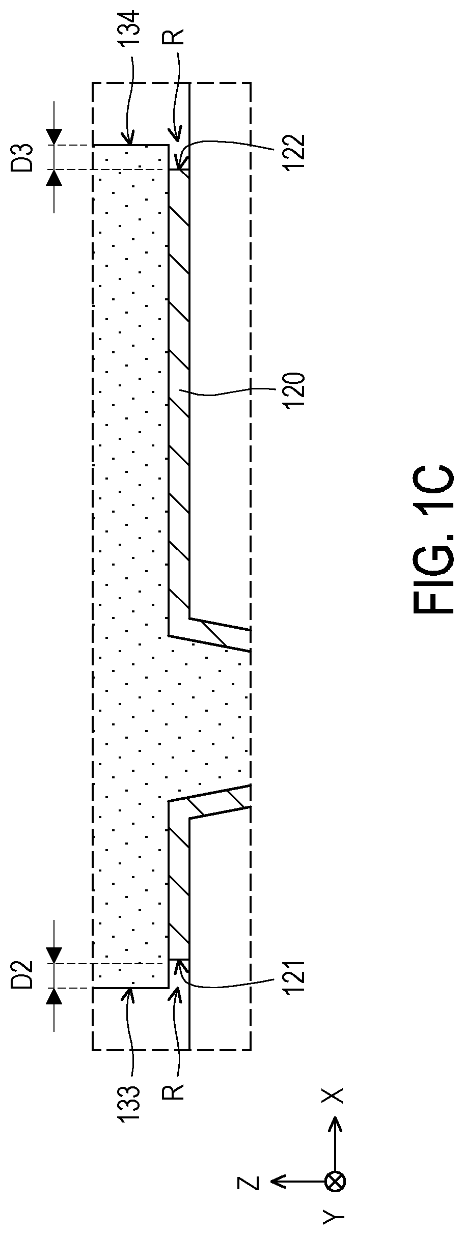 Patent US12328957 Figure 3 – Sensing device and manufacturing method thereof
