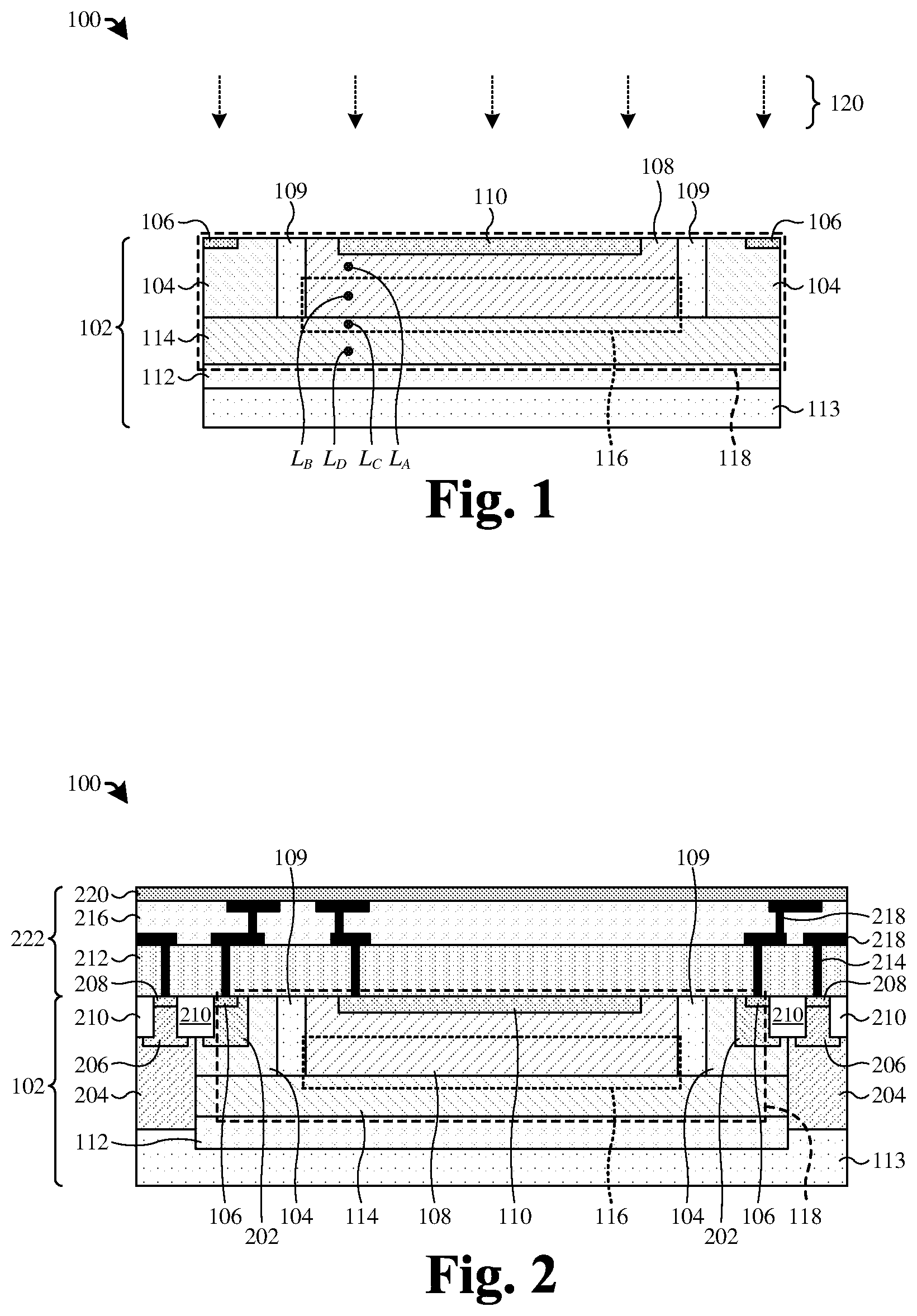 Patent US12328959 Figure 1 – Image sensor with improved timing resolution and photon detection probability