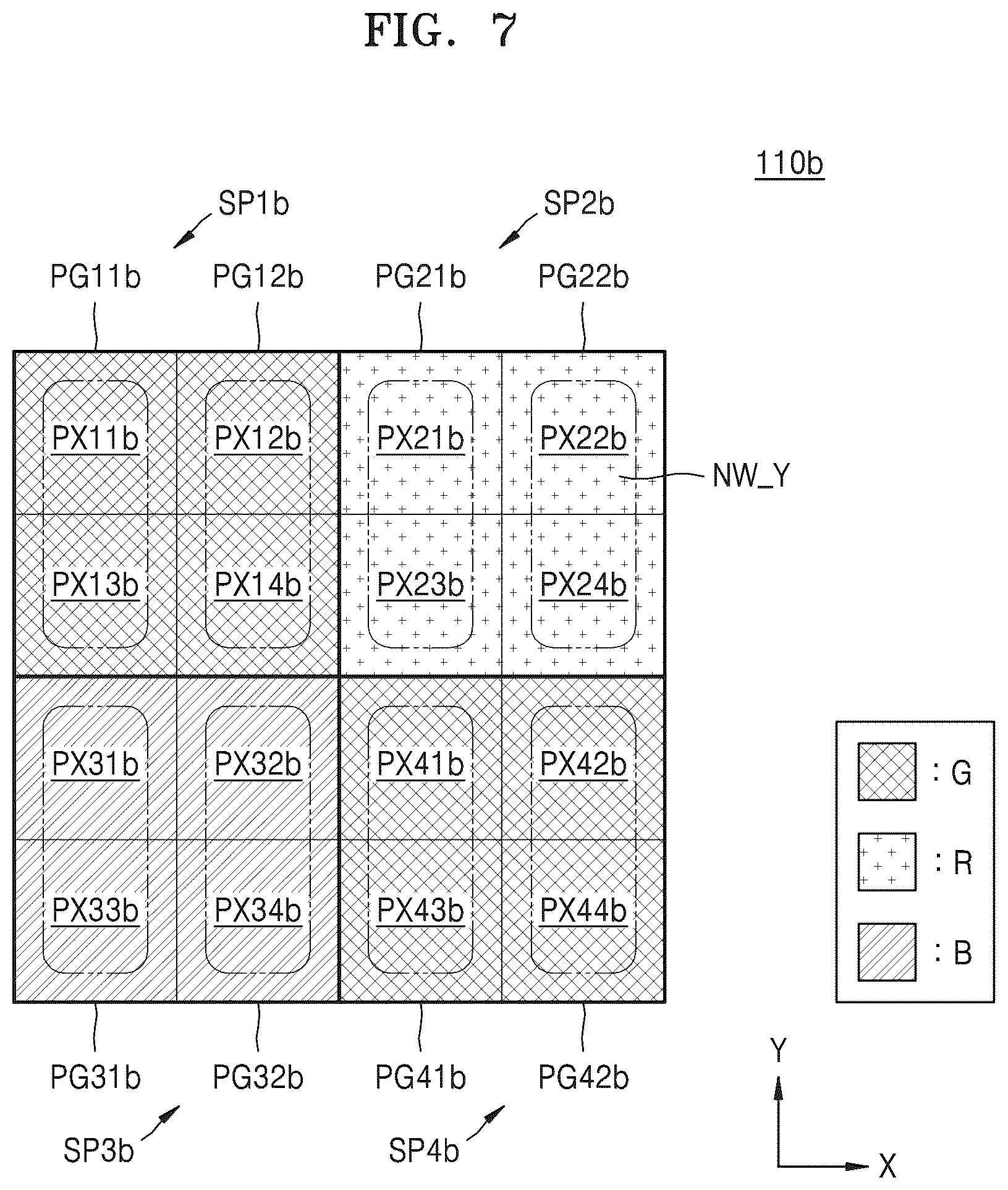 Patent US12328961 Figure 8 – Image sensor including shared pixels