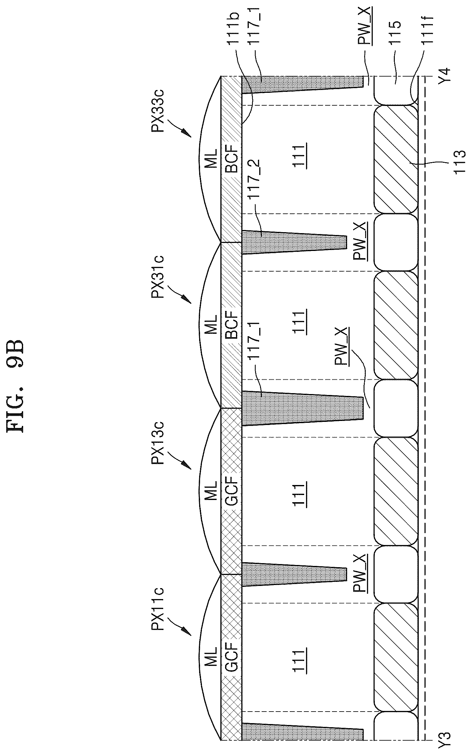 Patent US12328961 Figure 11 – Image sensor including shared pixels