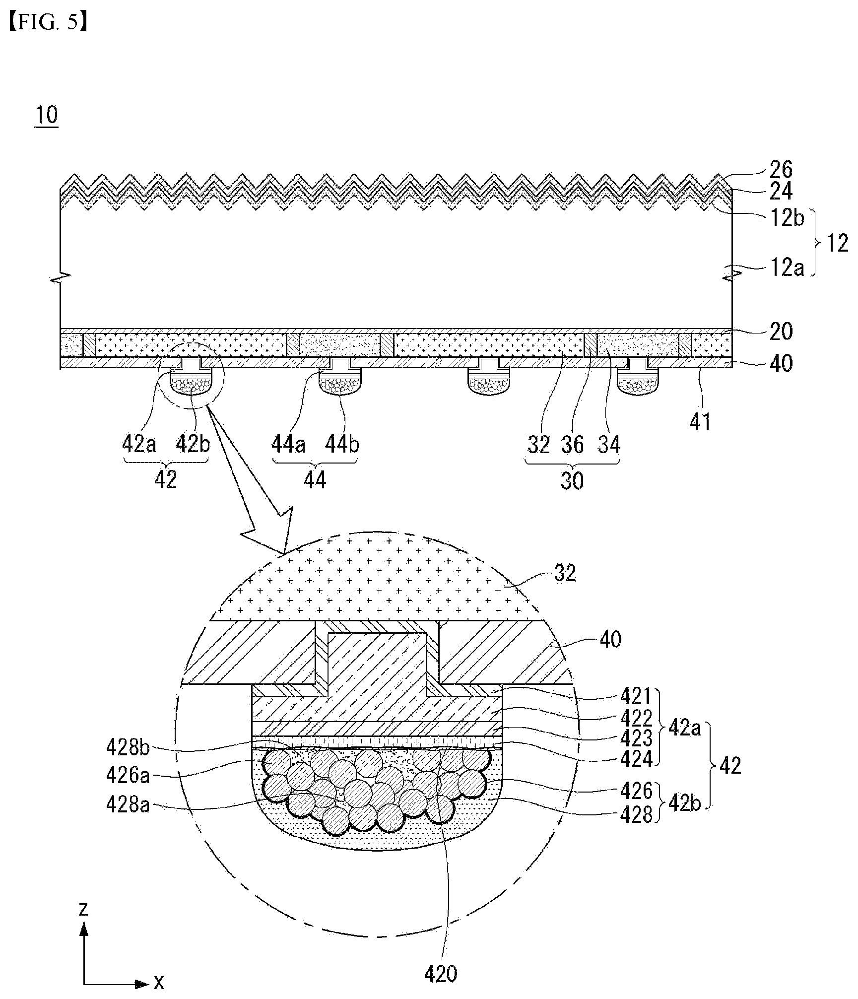 Patent US12328967 Figure 5 – Solar cell and solar cell panel including same