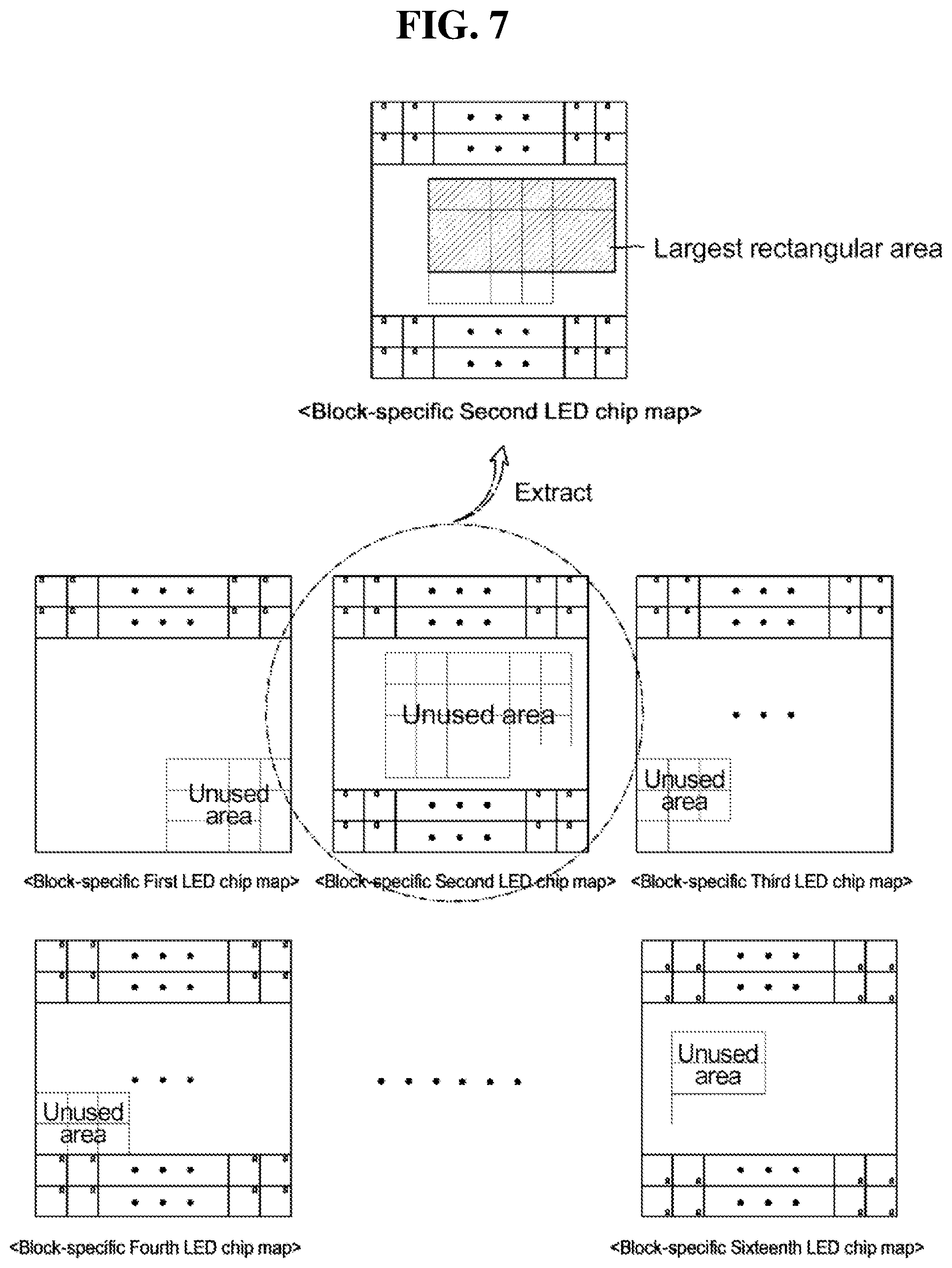 Patent US12328971 Figure 7 – Micro LED chip transfer method