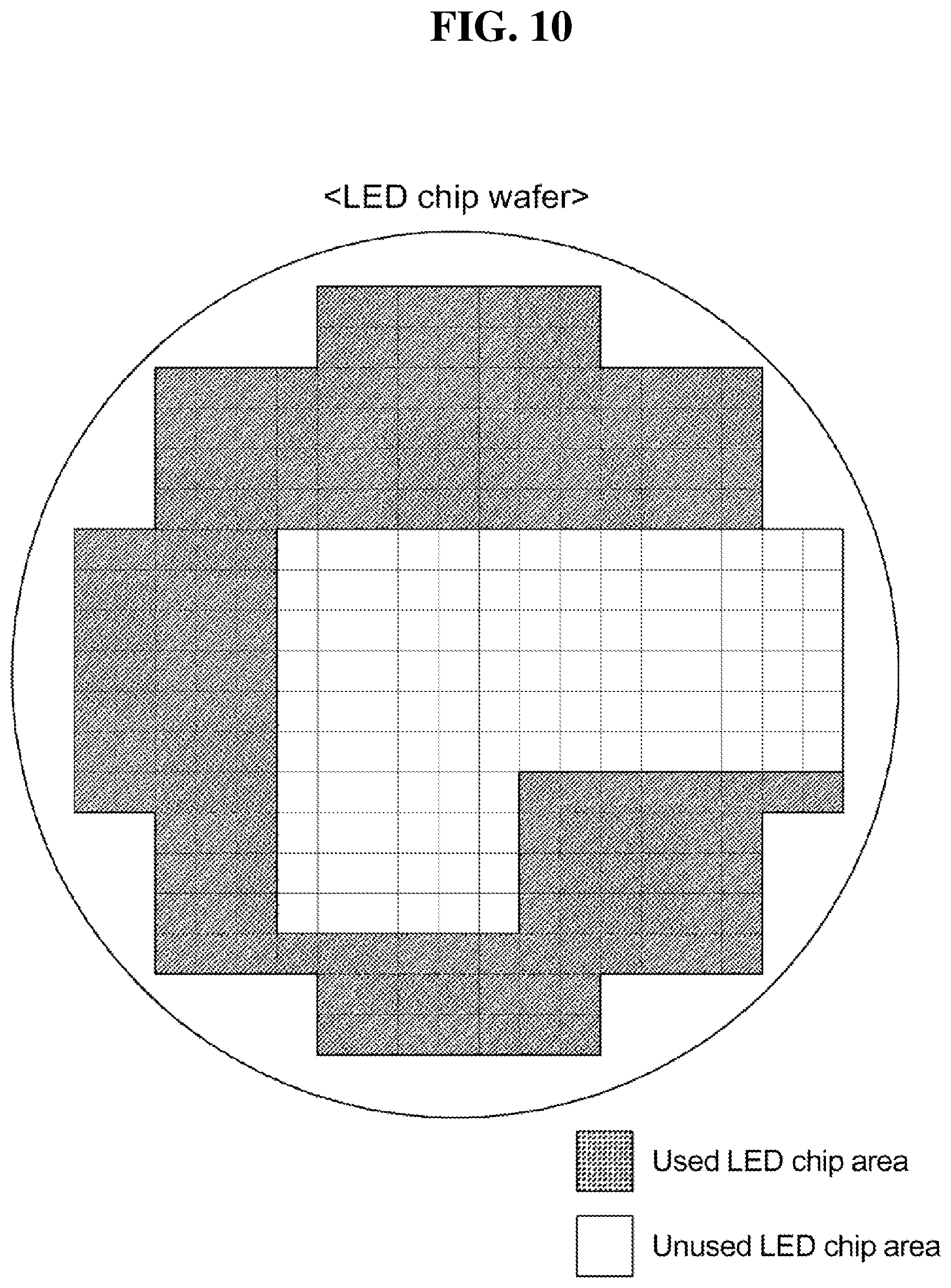 Patent US12328971 Figure 10 – Micro LED chip transfer method