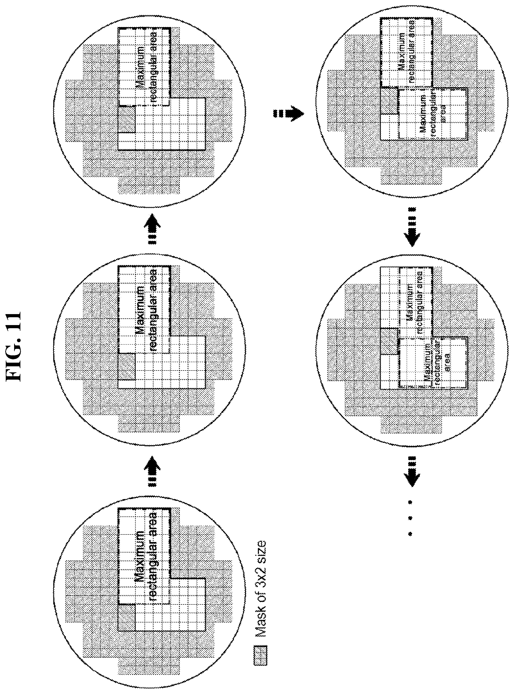 Patent US12328971 Figure 11 – Micro LED chip transfer method