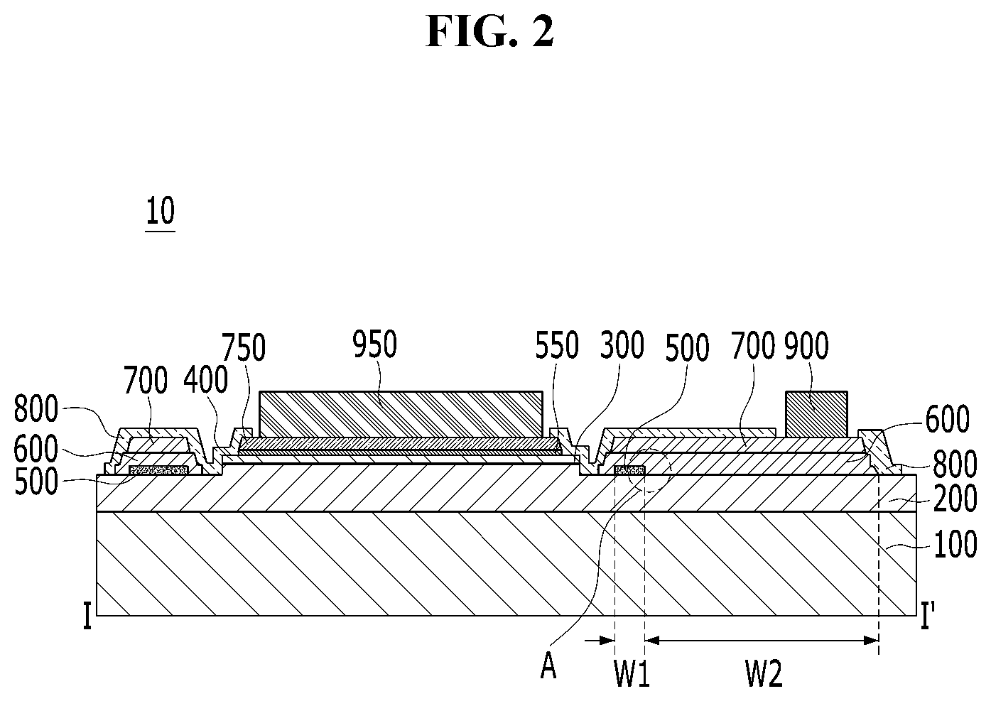 Patent US12328978 Figure 2 – UV LED with electrode with irregular surface