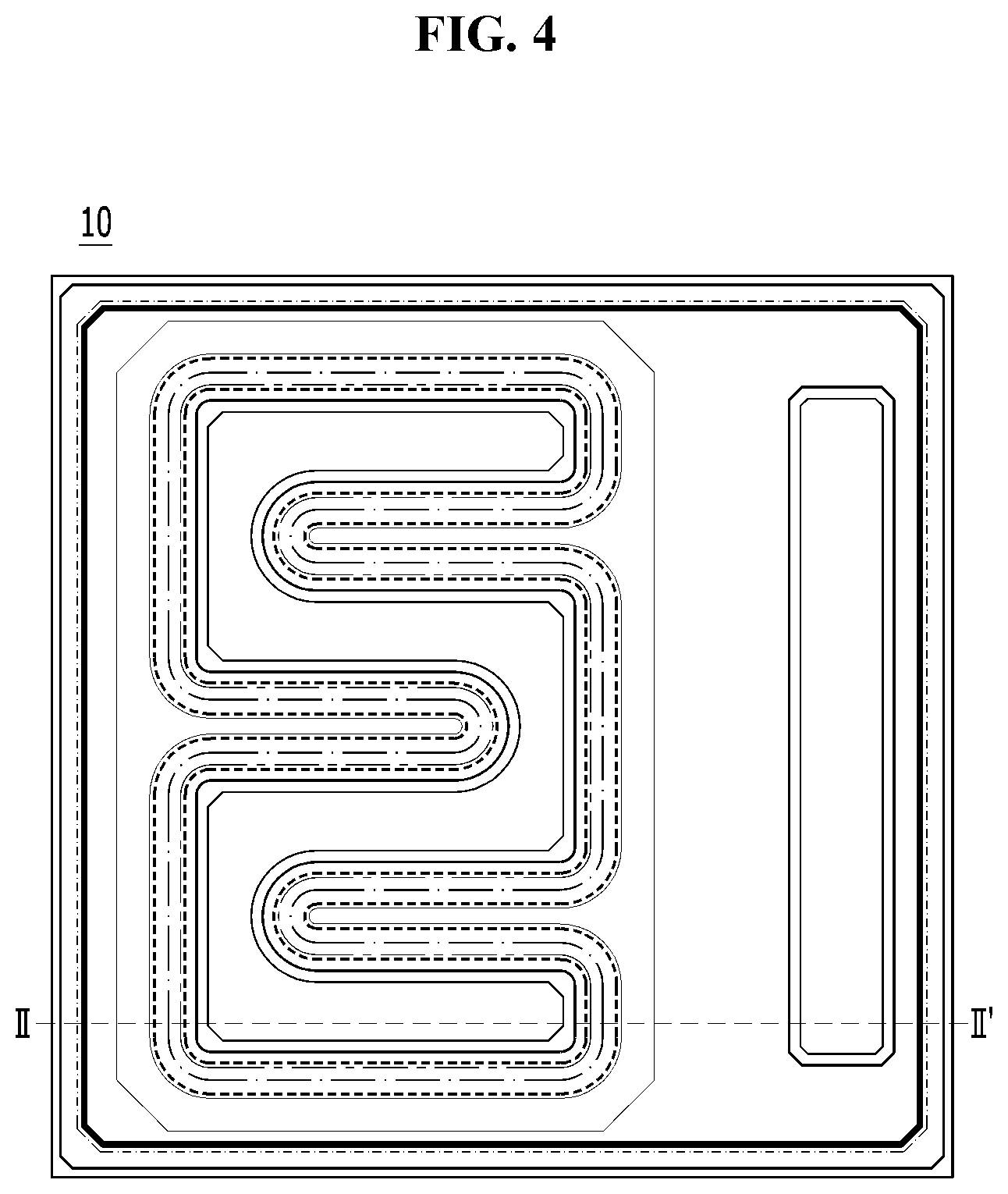 Patent US12328978 Figure 4 – UV LED with electrode with irregular surface