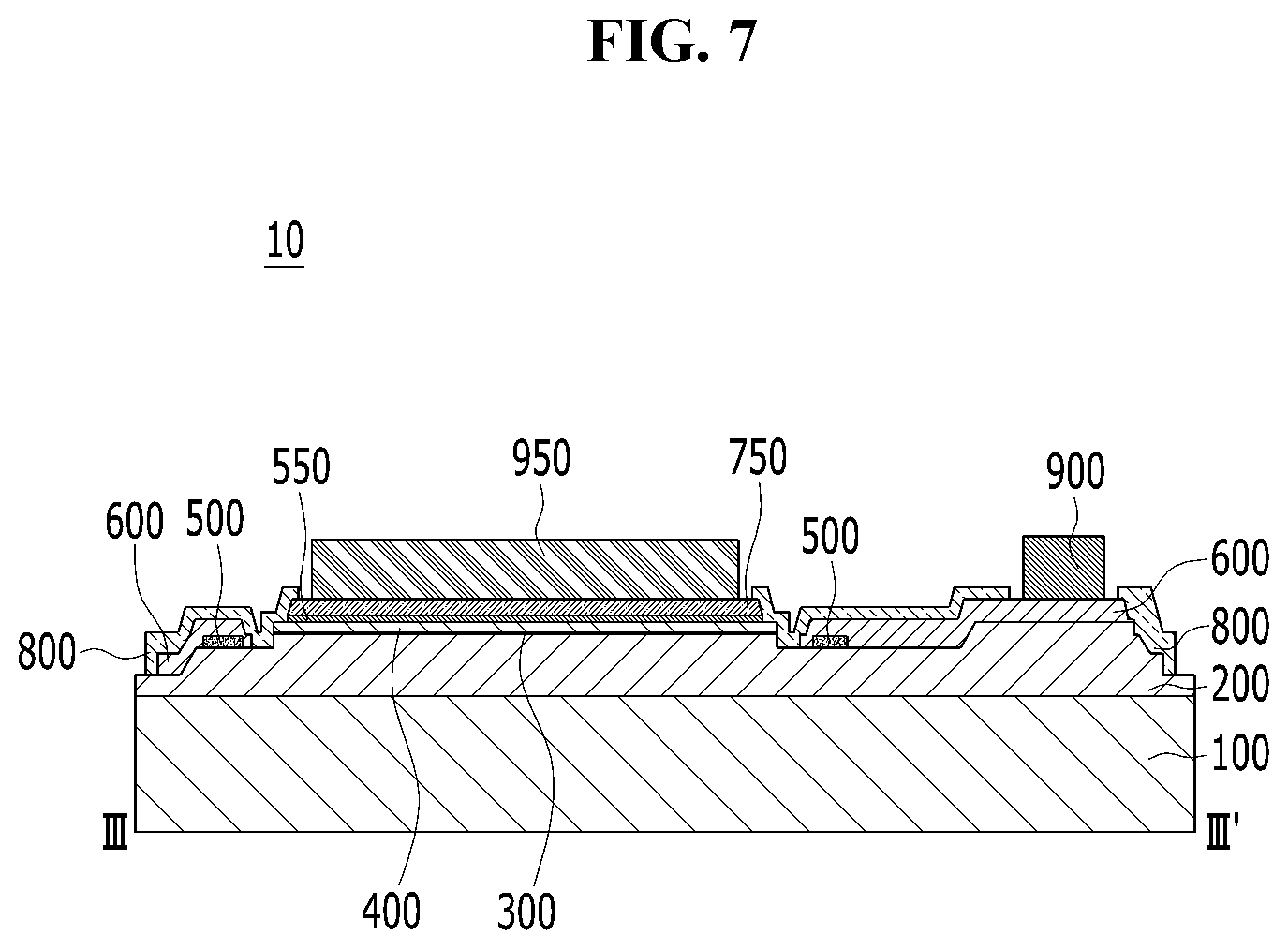 Patent US12328978 Figure 7 – UV LED with electrode with irregular surface