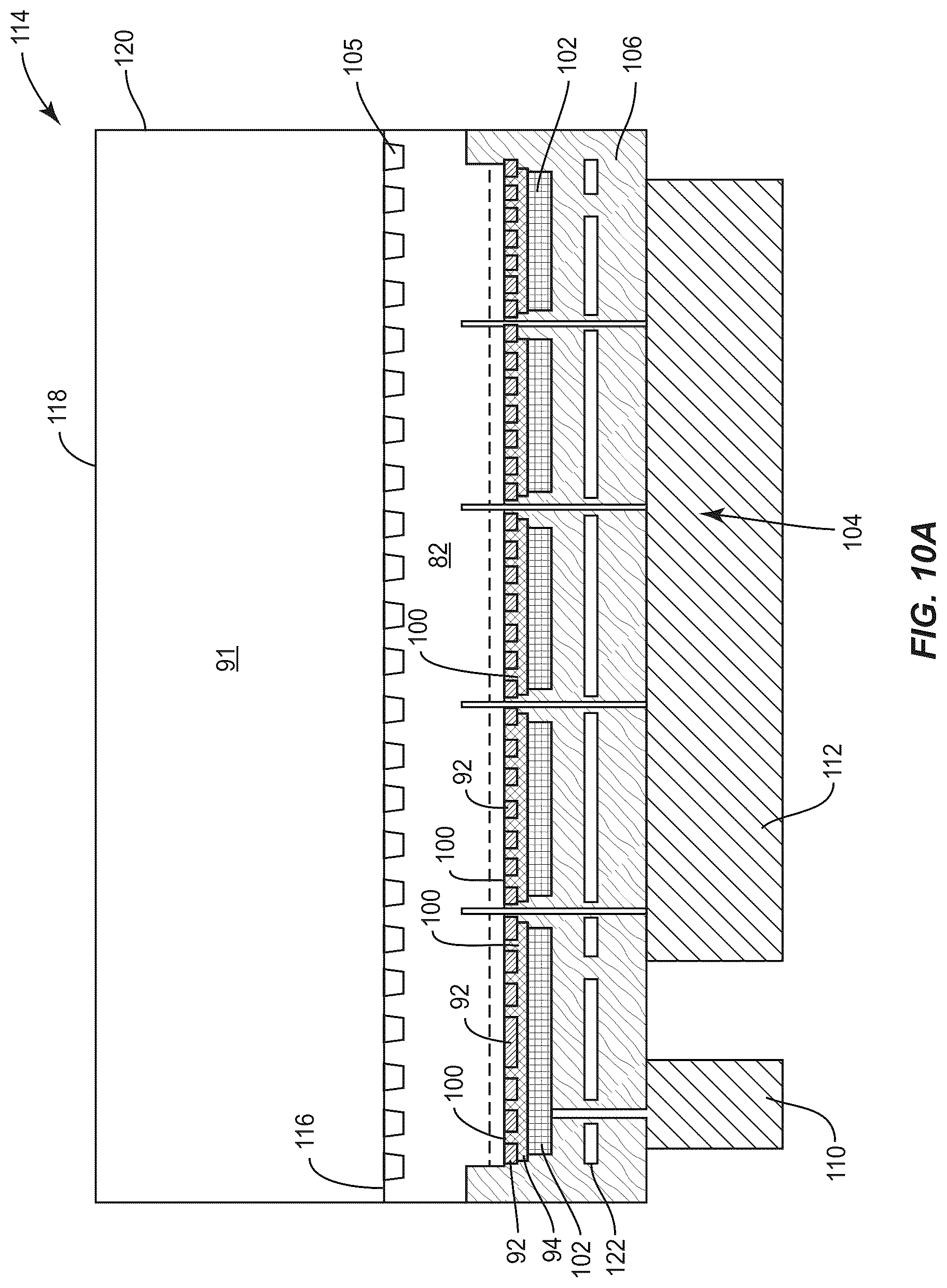 Patent US12328980 Figure 11 – Reflective layers for light-emitting diodes