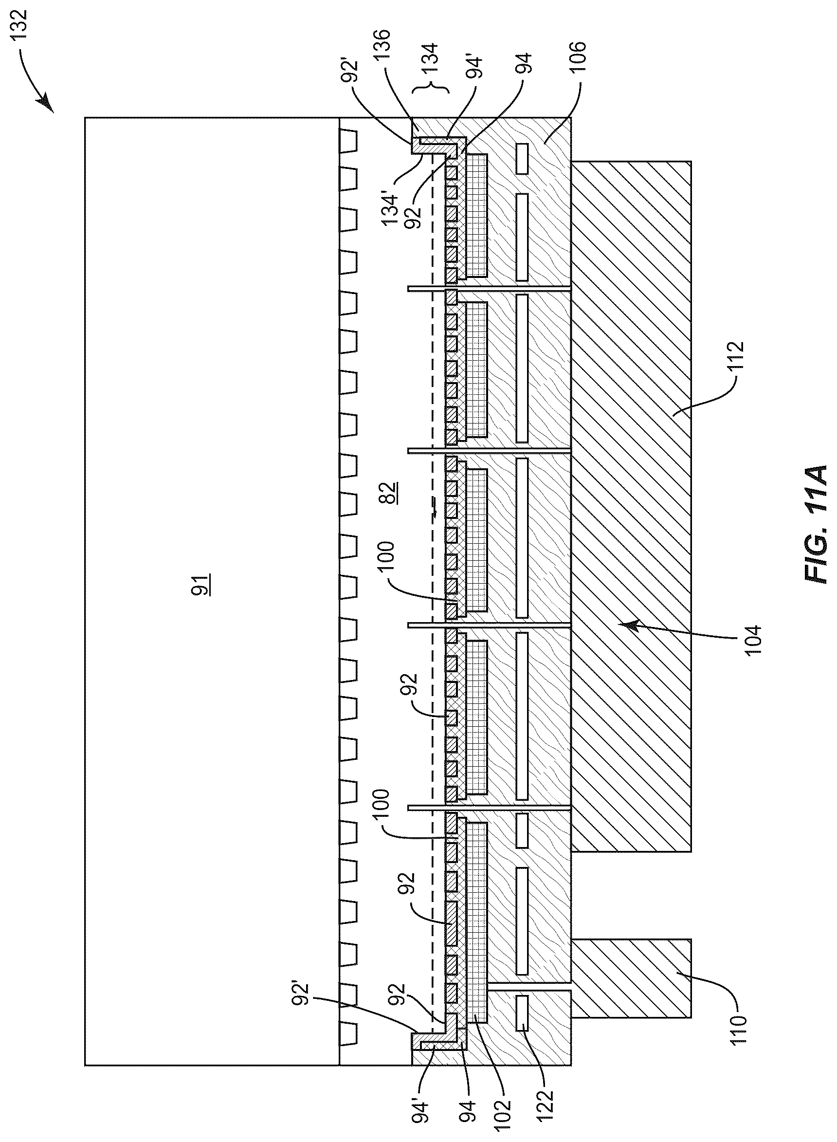 Patent US12328980 Figure 13 – Reflective layers for light-emitting diodes