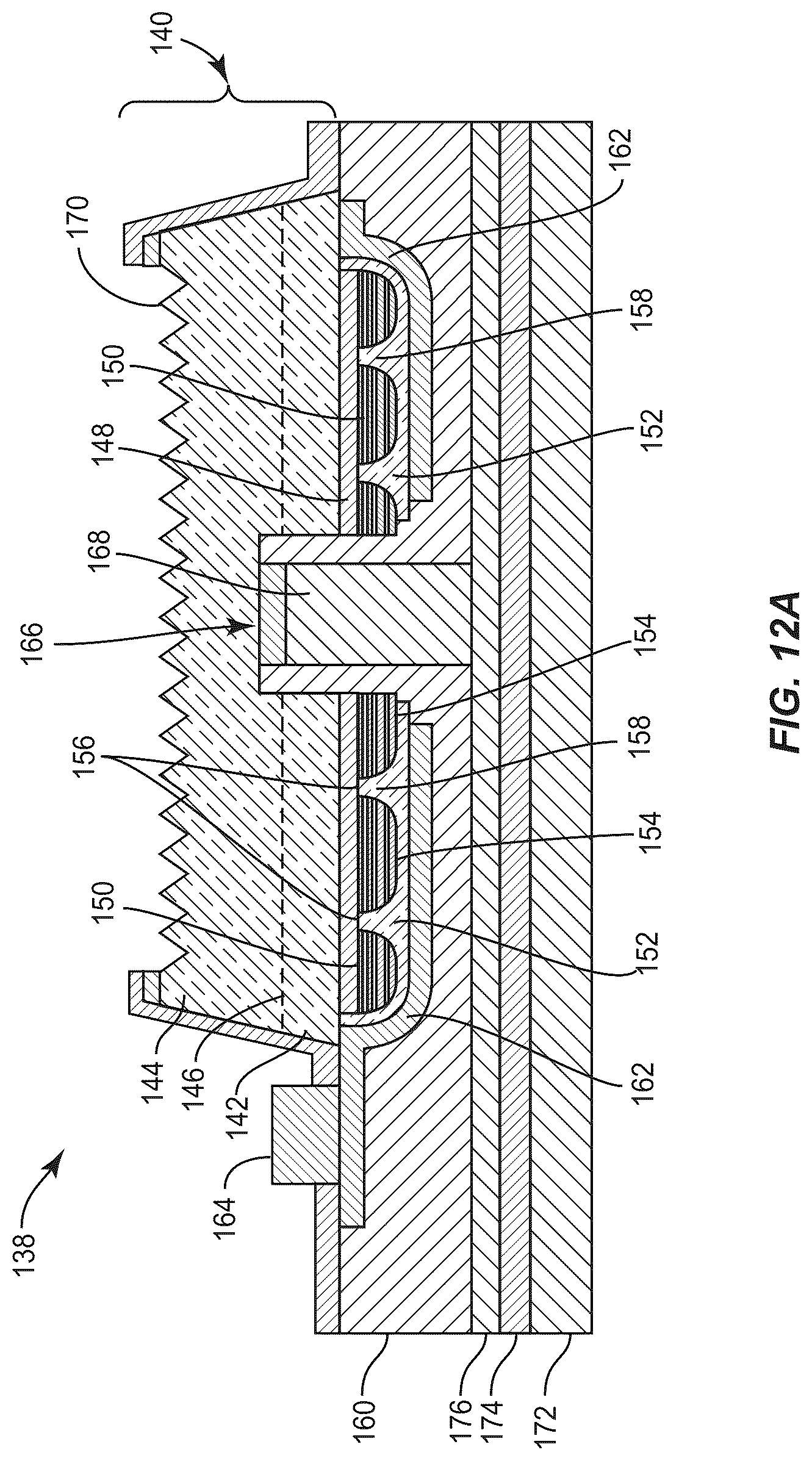 Patent US12328980 Figure 15 – Reflective layers for light-emitting diodes