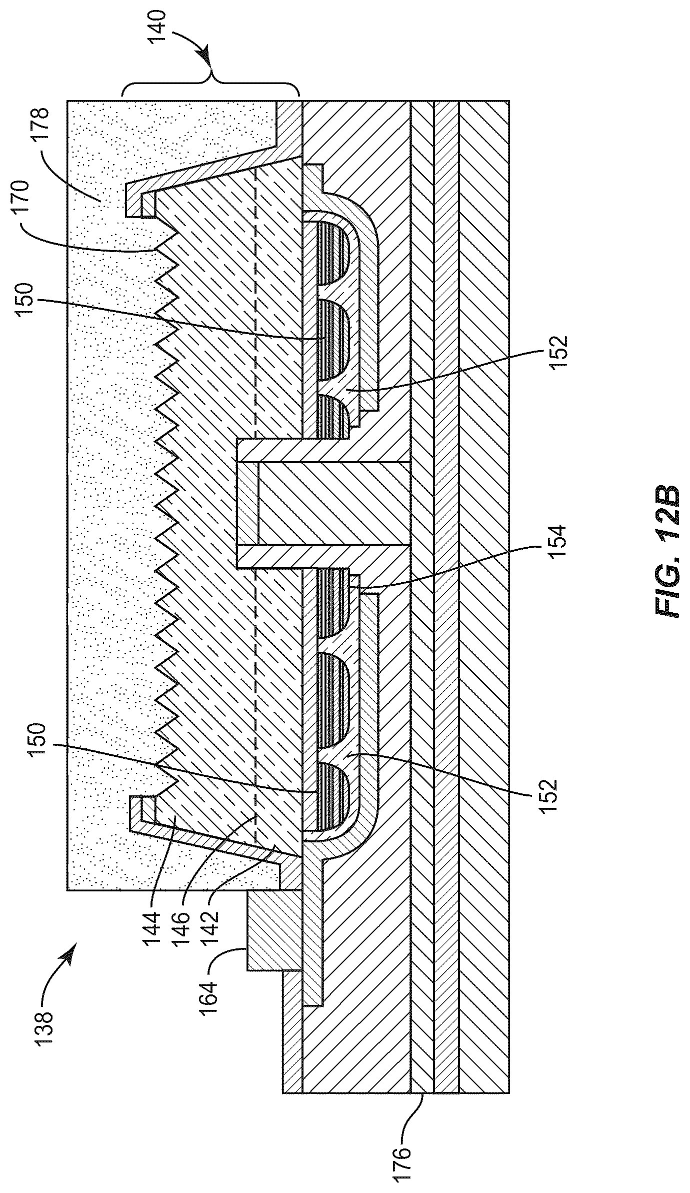 Patent US12328980 Figure 16 – Reflective layers for light-emitting diodes