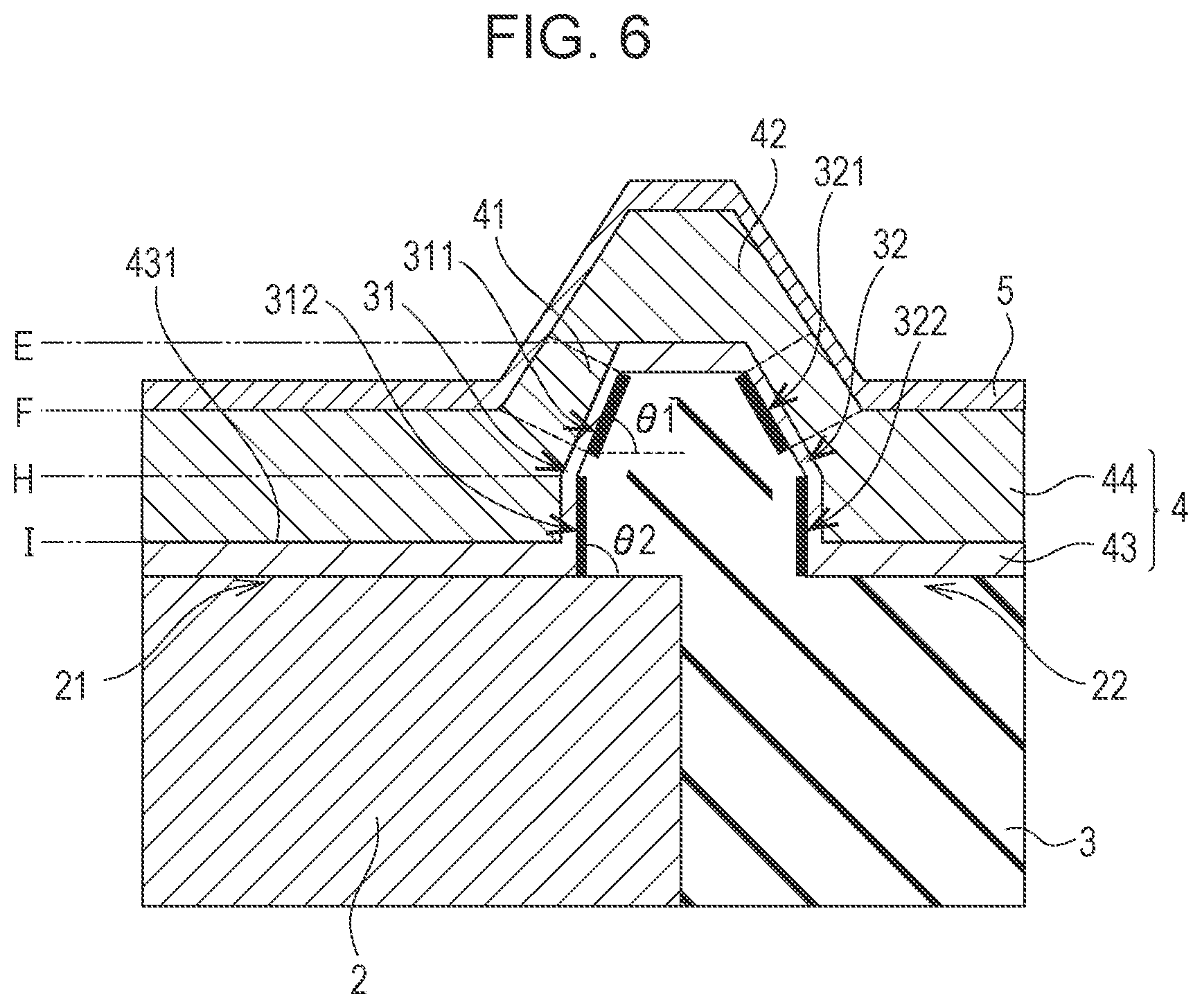 Patent US12328986 Figure 6 – Electronic device, display apparatus, photoelectric conversion apparatus, electronic apparatus, illumination apparatus, and moving object