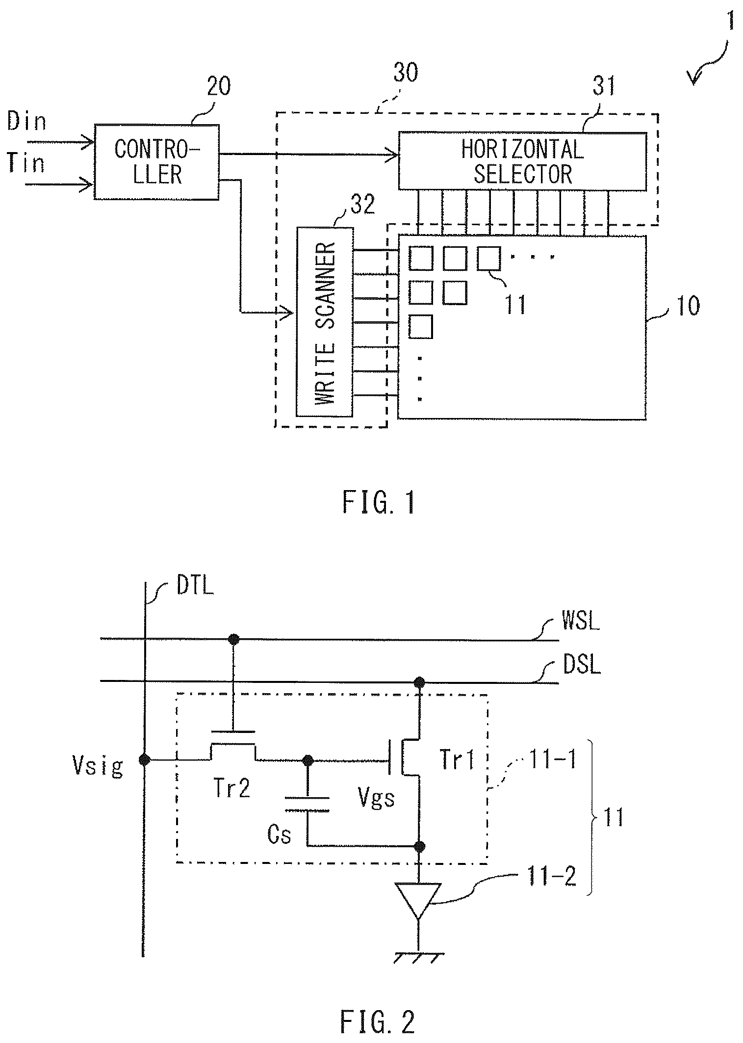 Patent US12328991 Figure 1 – Light-emitting panel, having a specific arrangement of pixels, electronic apparatus, and method of manufacturing light-emitting panel