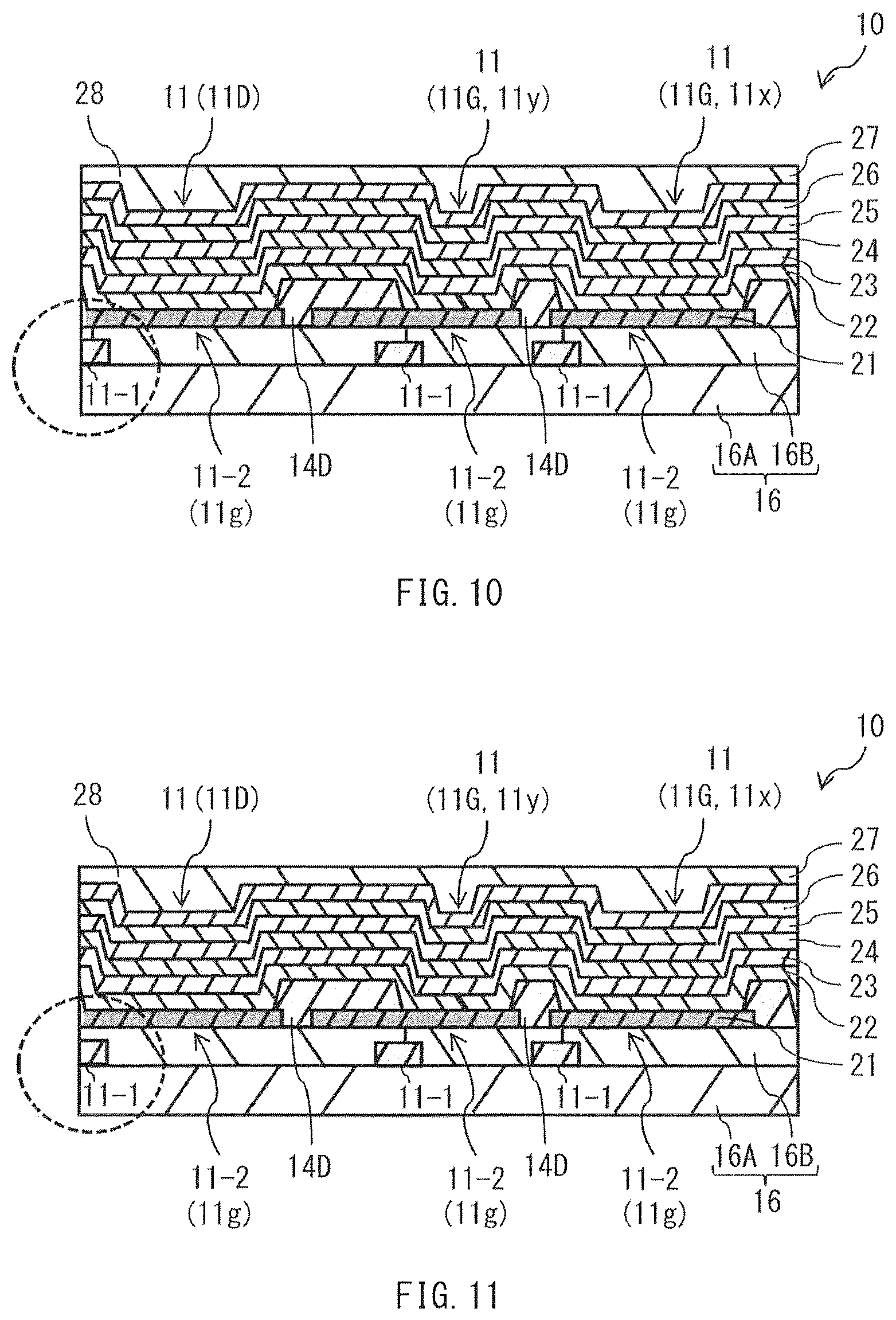 Patent US12328991 Figure 8 – Light-emitting panel, having a specific arrangement of pixels, electronic apparatus, and method of manufacturing light-emitting panel