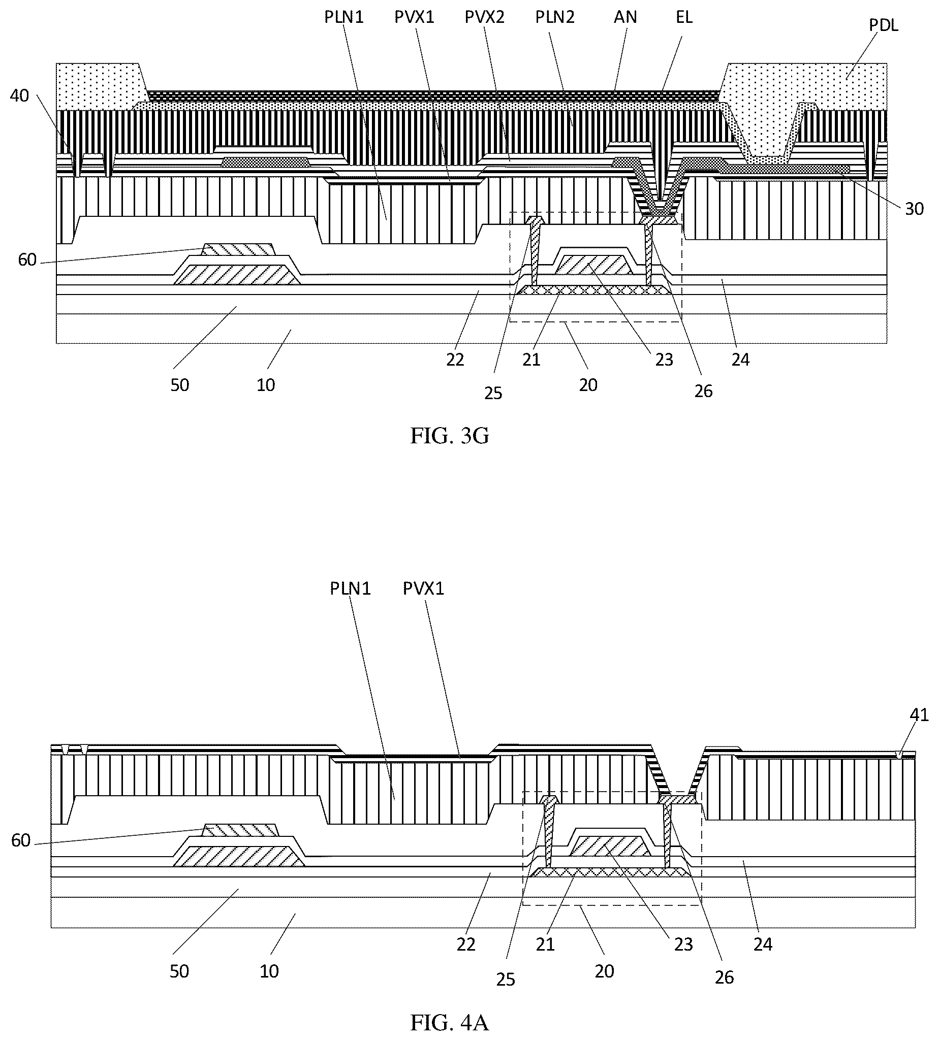 Patent US12328993 Figure 6 – Display substrate with multiple via holes, electronic device, and method of manufacturing the display substrate