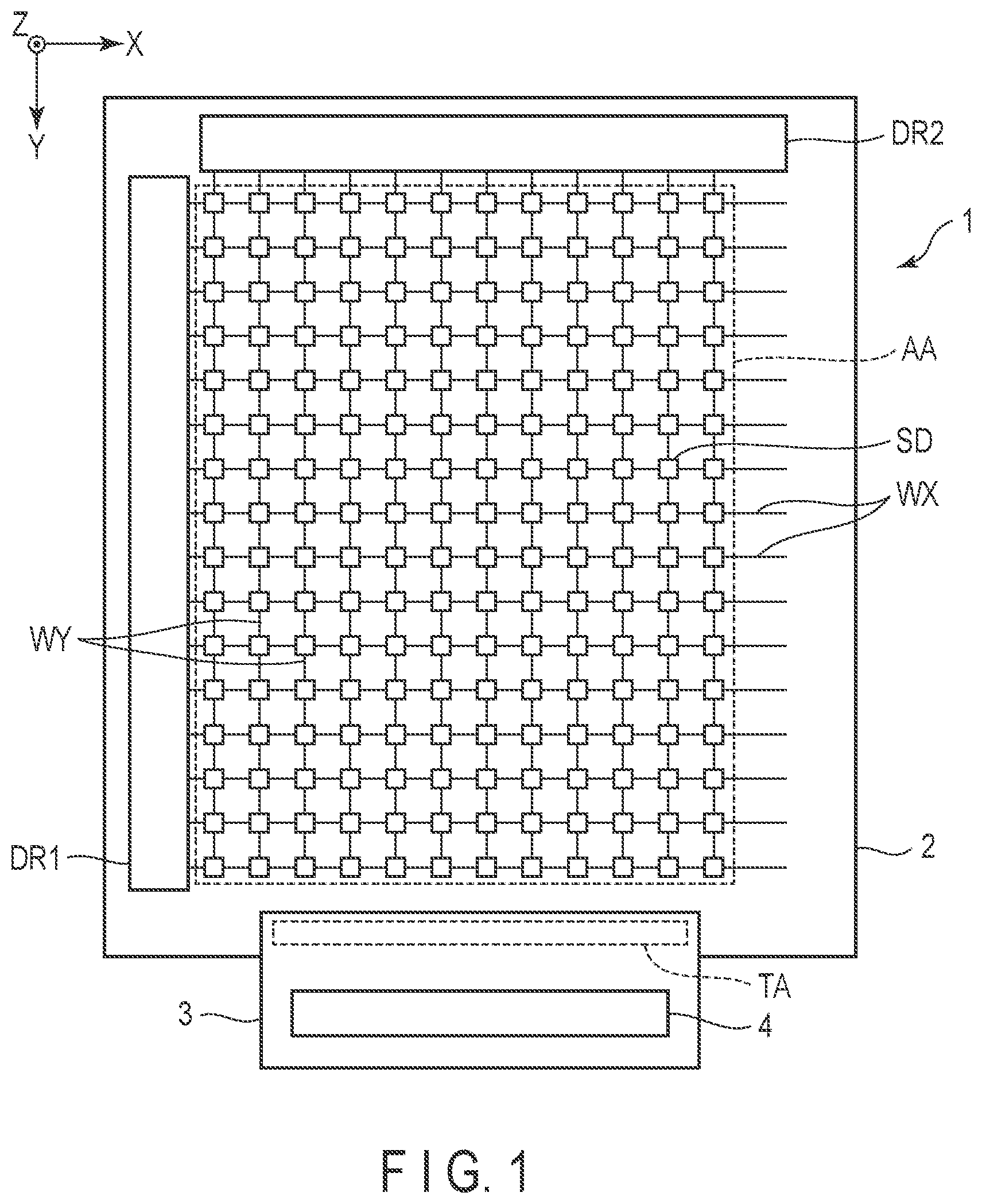 Patent US12328994 Figure 1 – Electronic device