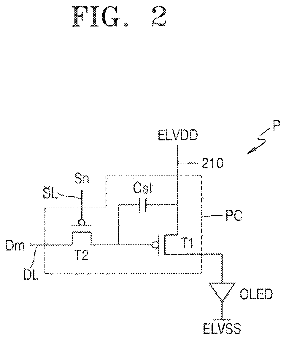 Patent US12328995 Figure 2 – Display device with protection and encapsulation layers to seal display unit