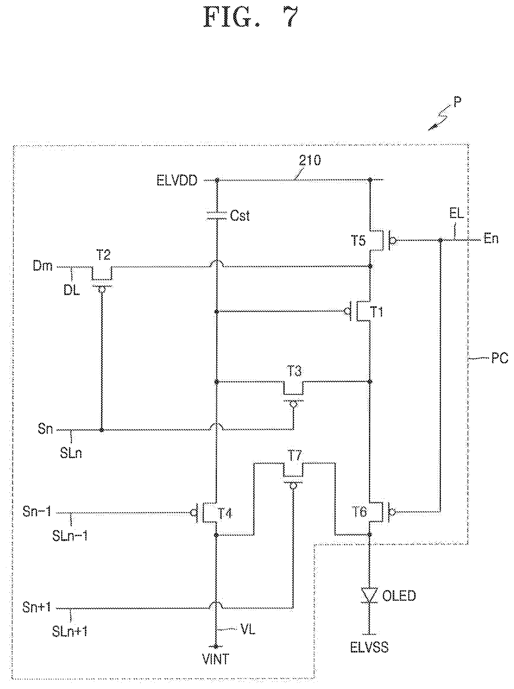 Patent US12328995 Figure 6 – Display device with protection and encapsulation layers to seal display unit