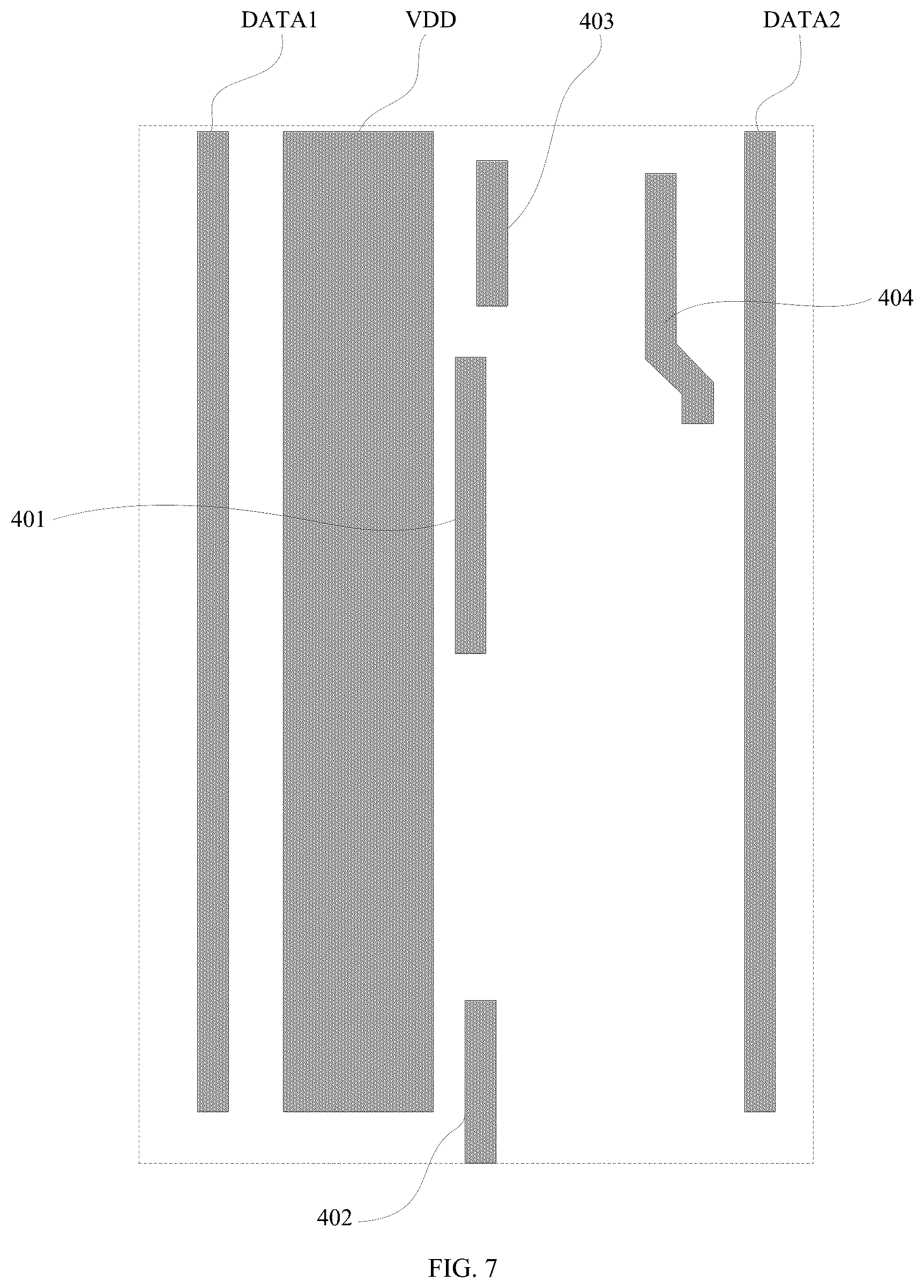 Patent US12328996 Figure 7 – Display substrate, method of forming display substrate, and display device