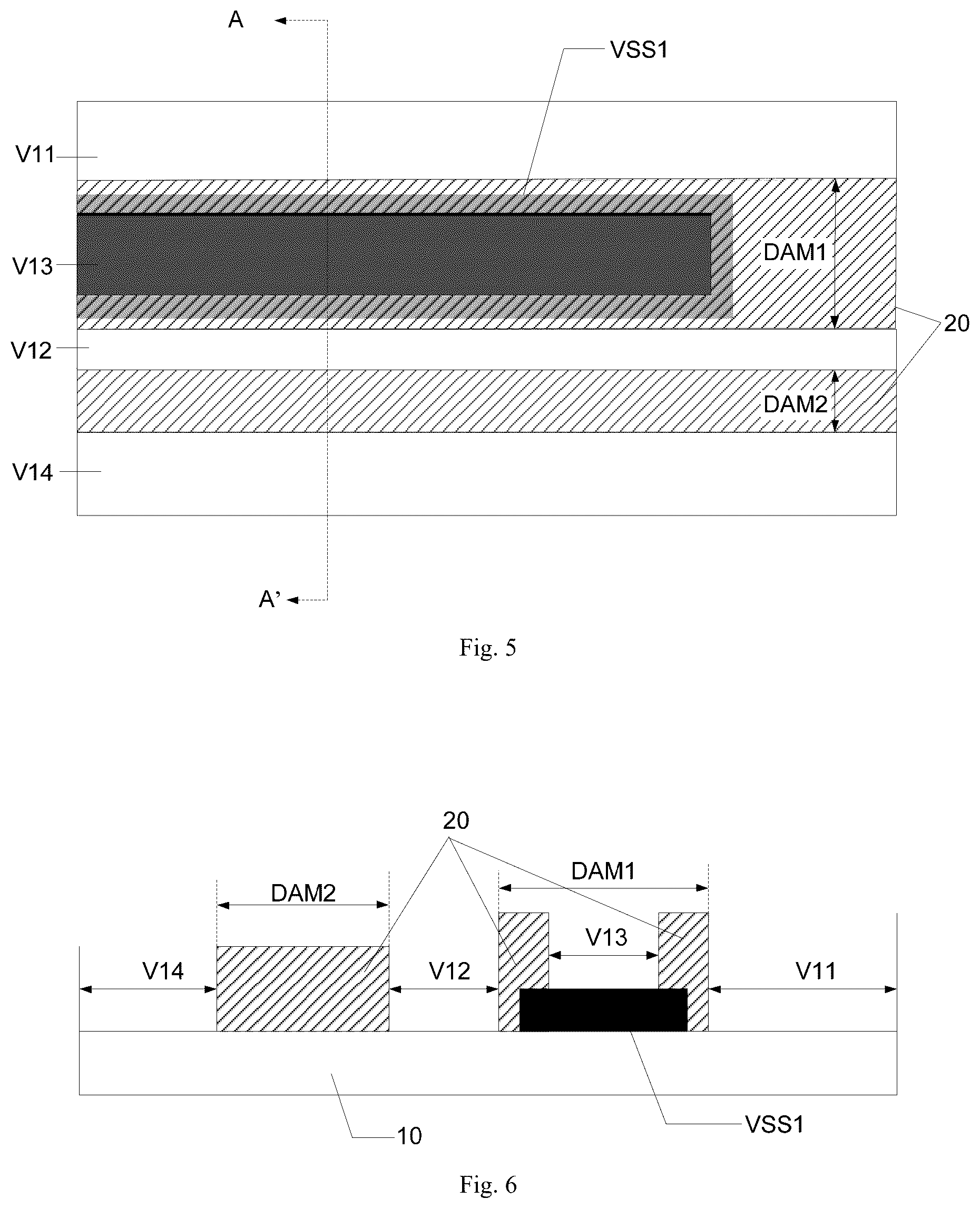 Patent US12328997 Figure 4 – Display panel and display apparatus having arrangement of dam regions