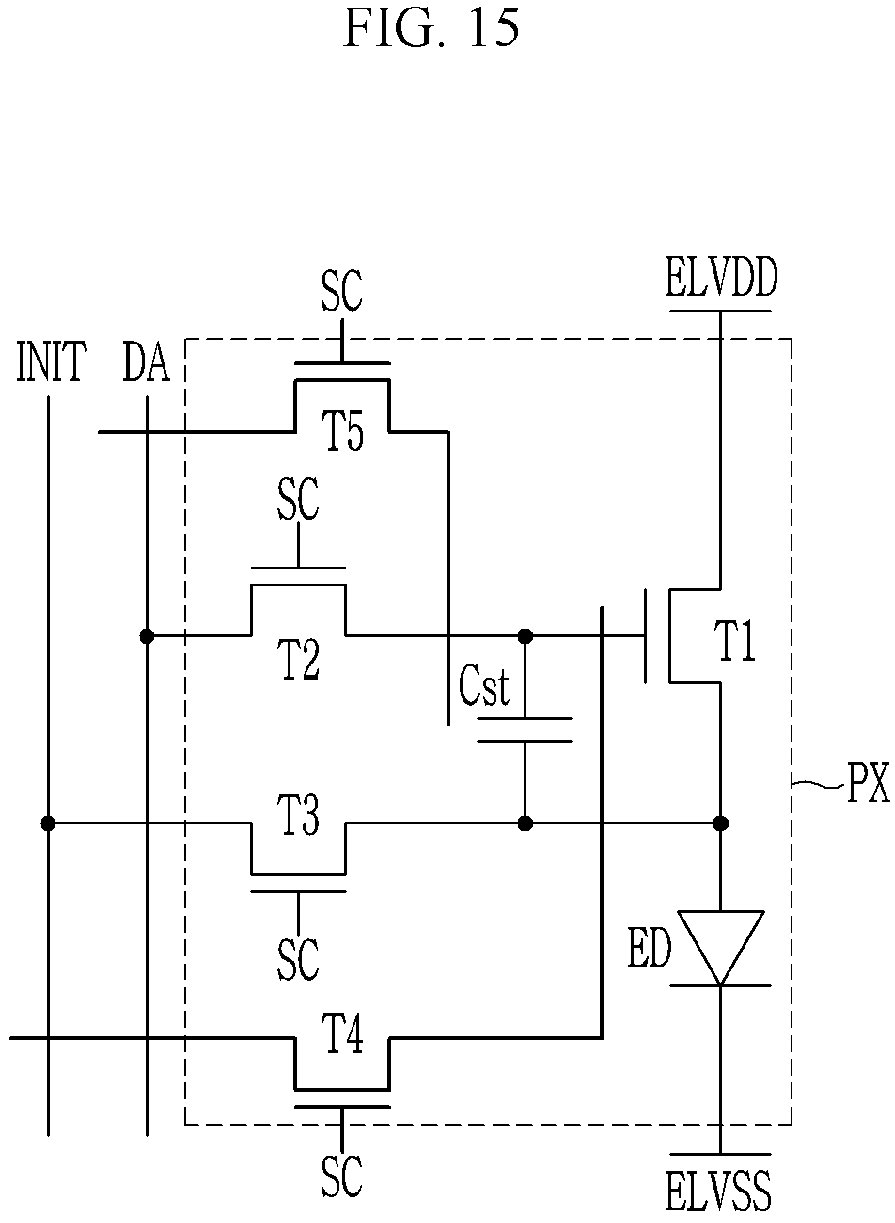 Patent US12328998 Figure 15 – Display device and method for repairing the same