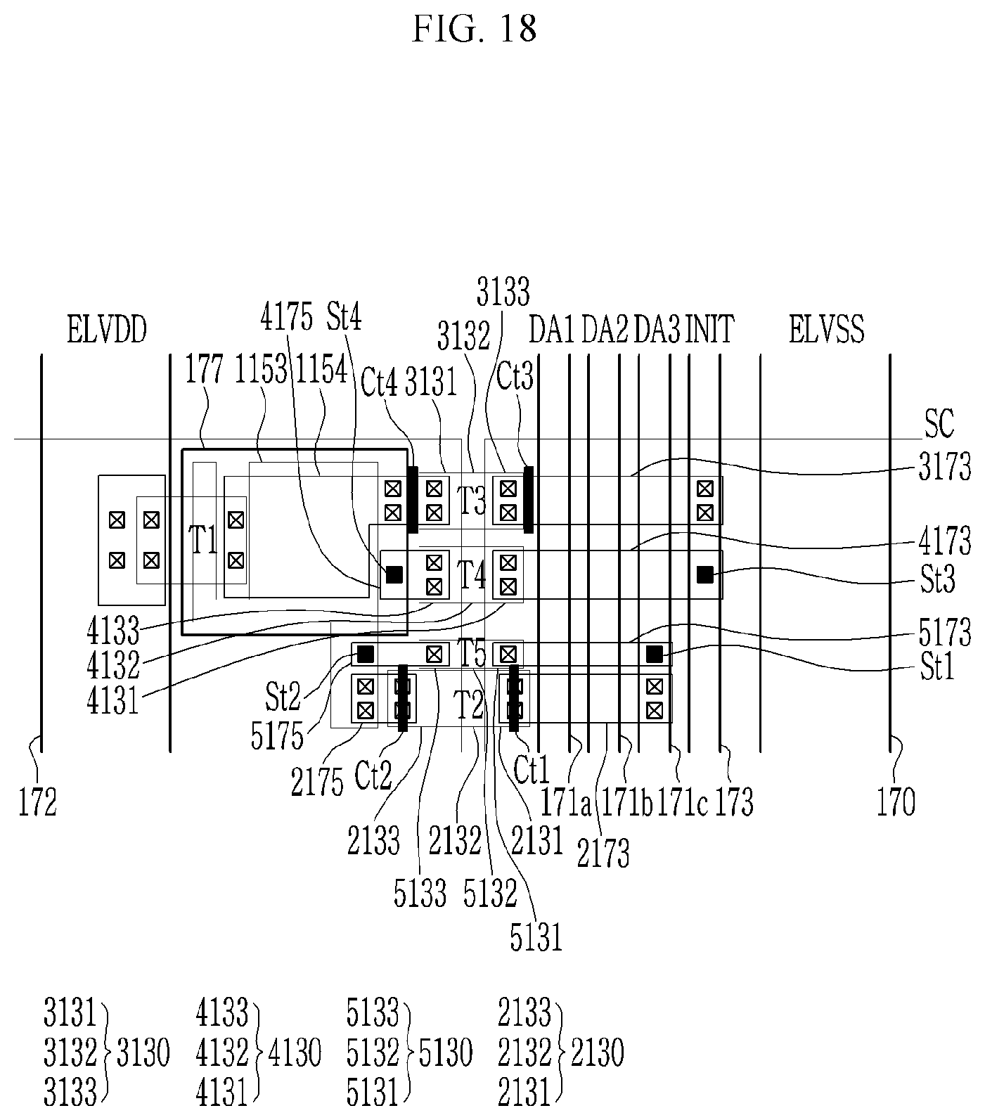 Patent US12328998 Figure 18 – Display device and method for repairing the same