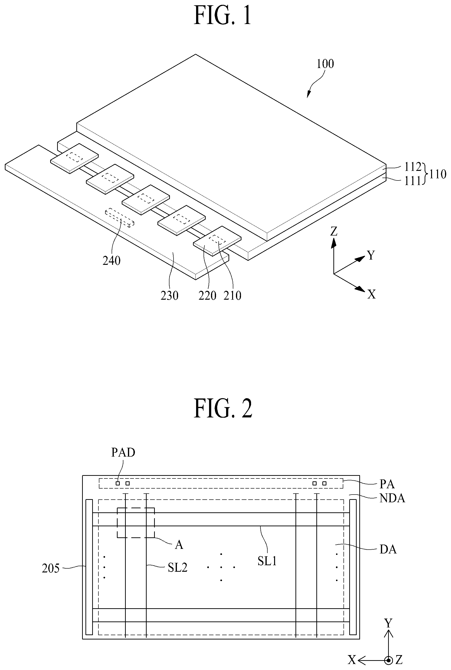 Patent US12329000 Figure 1 – Transparent display device