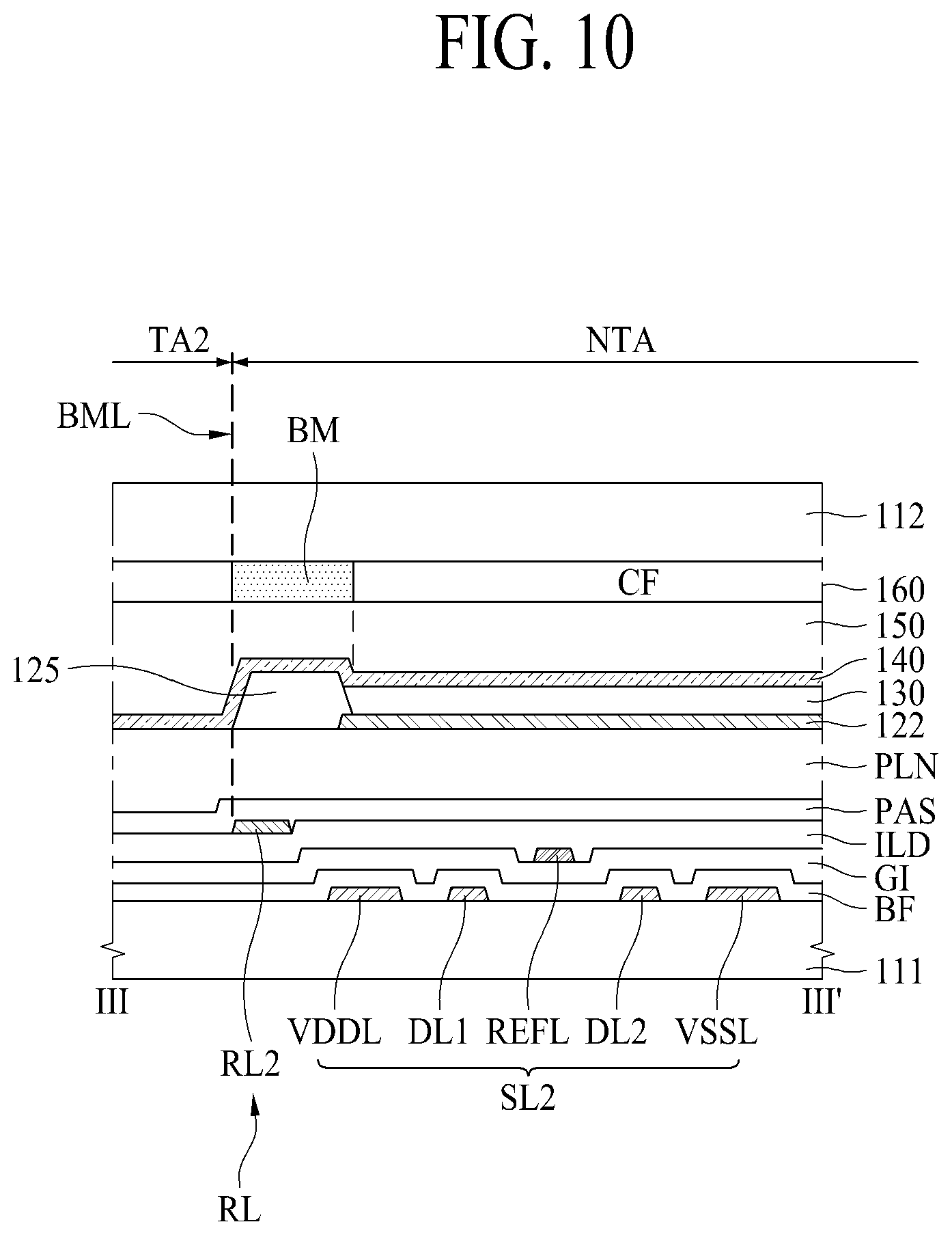 Patent US12329000 Figure 8 – Transparent display device