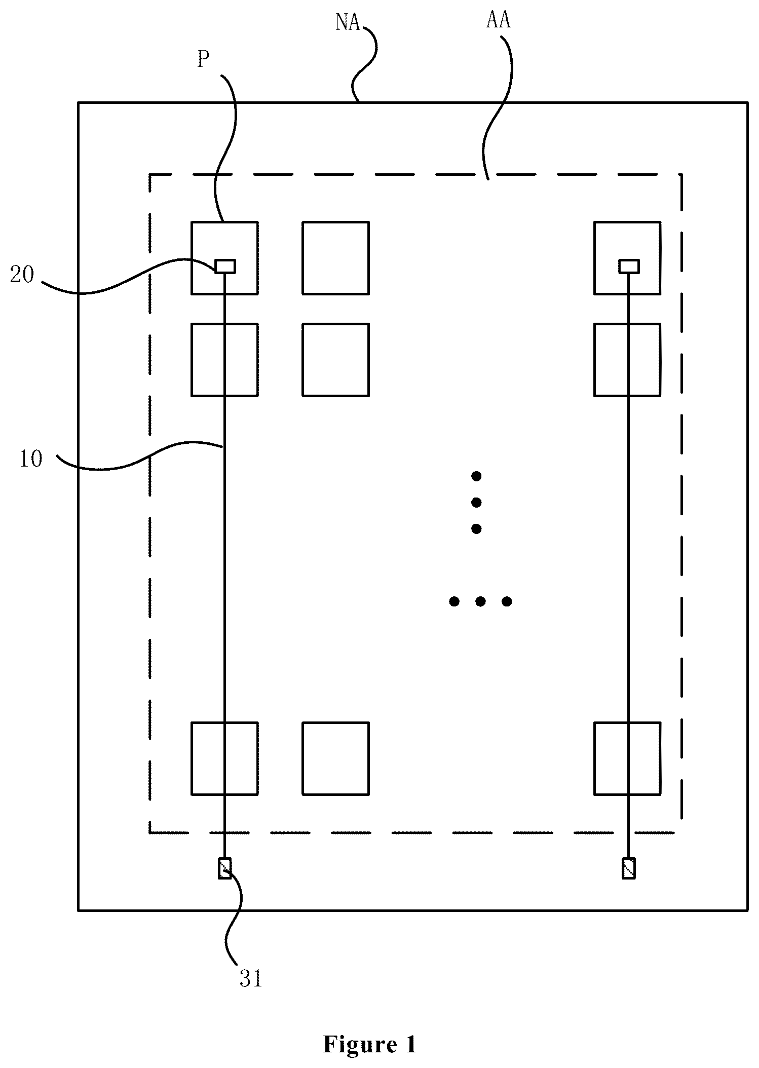 Patent US12329001 — Display panel, detection method and display device — Figure 1