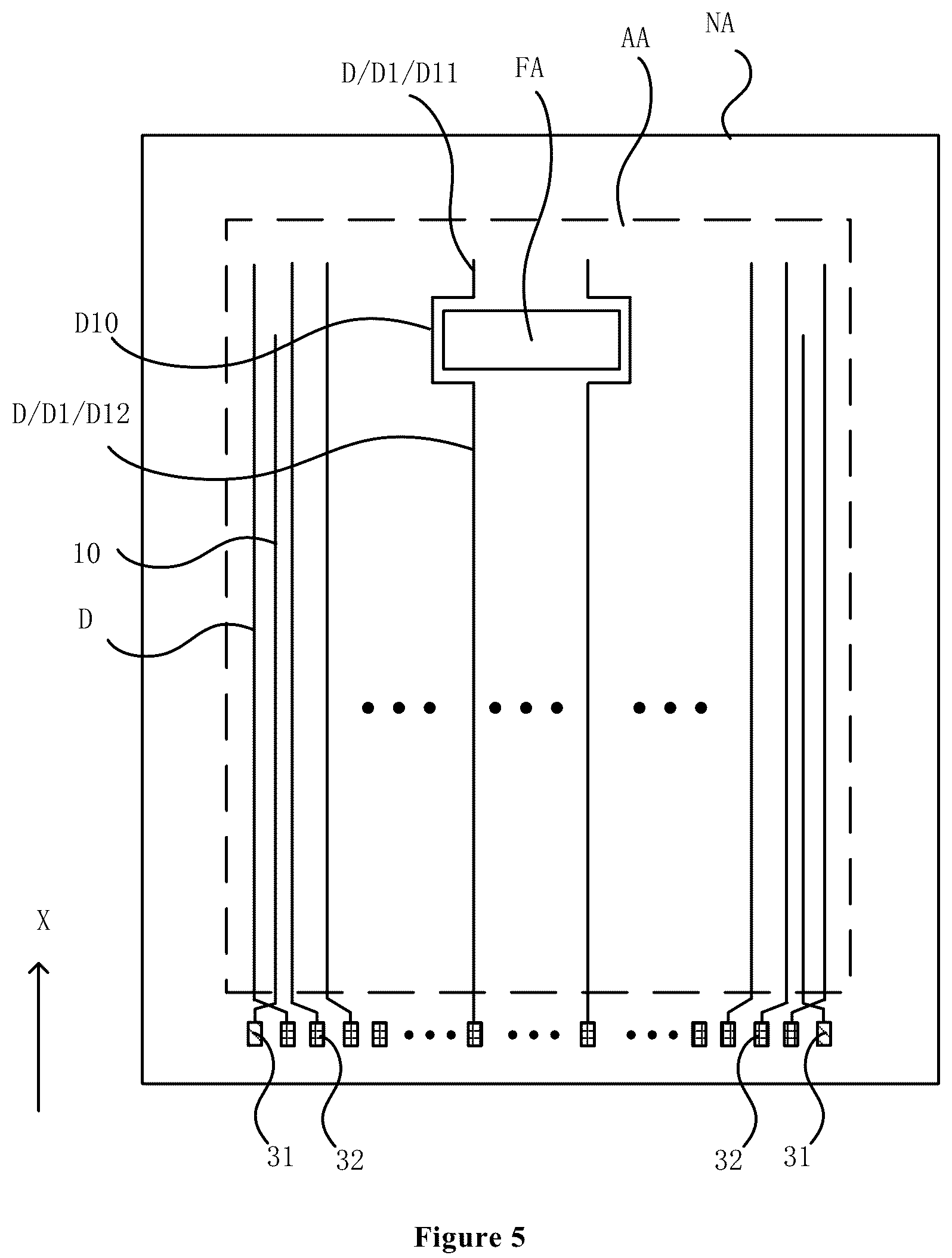 Patent US12329001 Figure 5 – Display panel, detection method and display device