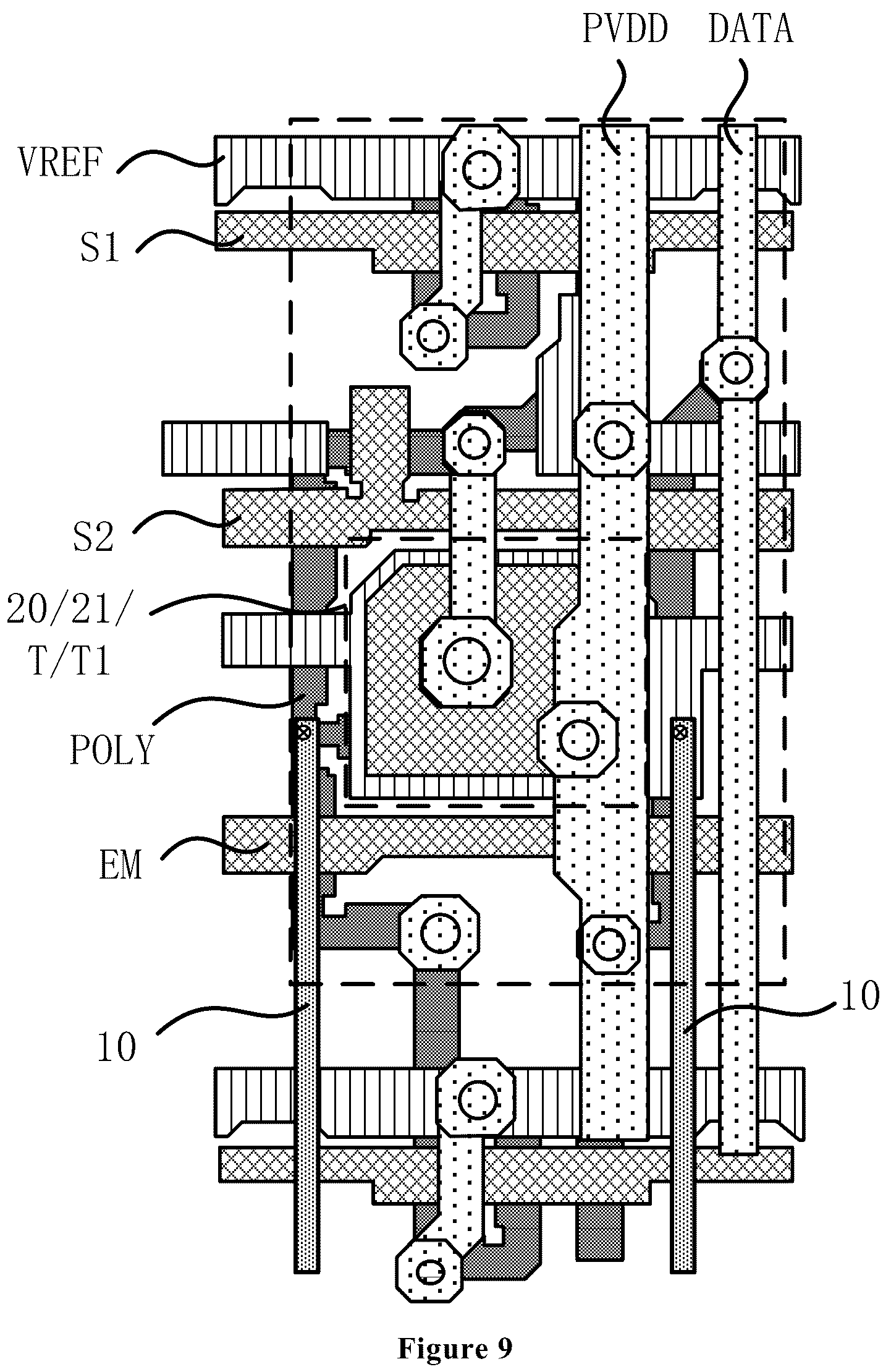 Patent US12329001 Figure 9 – Display panel, detection method and display device