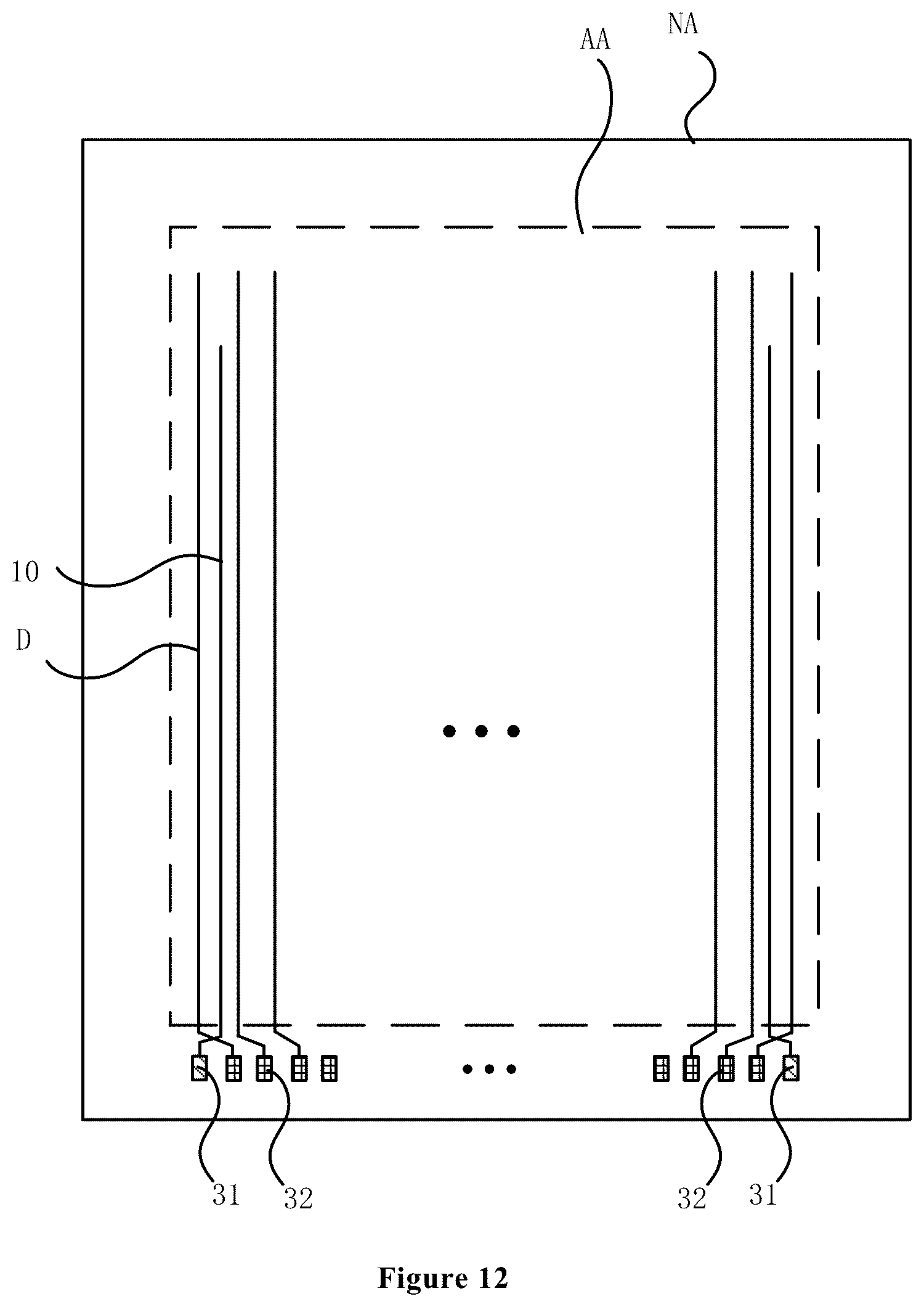 Patent US12329001 Figure 12 – Display panel, detection method and display device