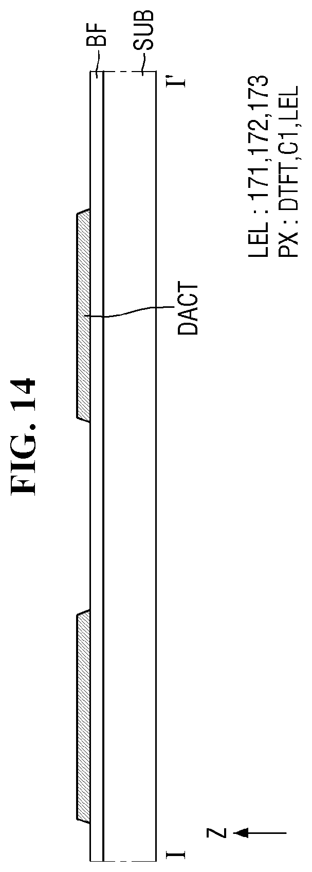 Patent US12329002 Figure 14 – Sub-power lines in non-display area, display device including the same and method for providing the same