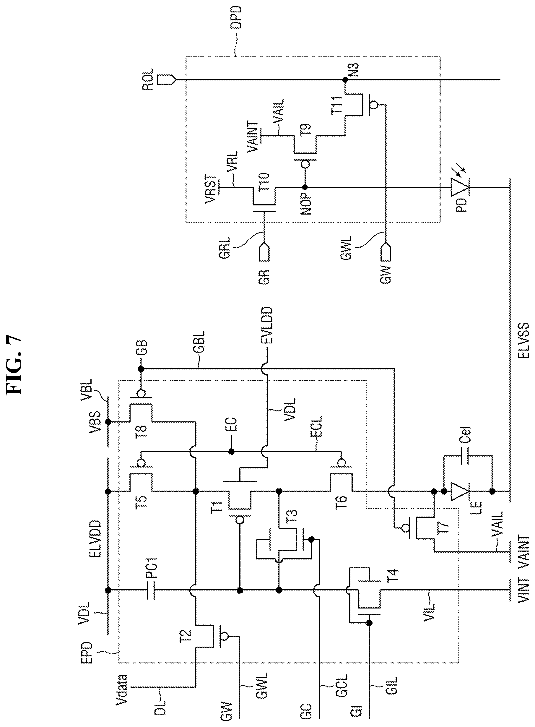 Patent US12329003 Figure 7 – Display device