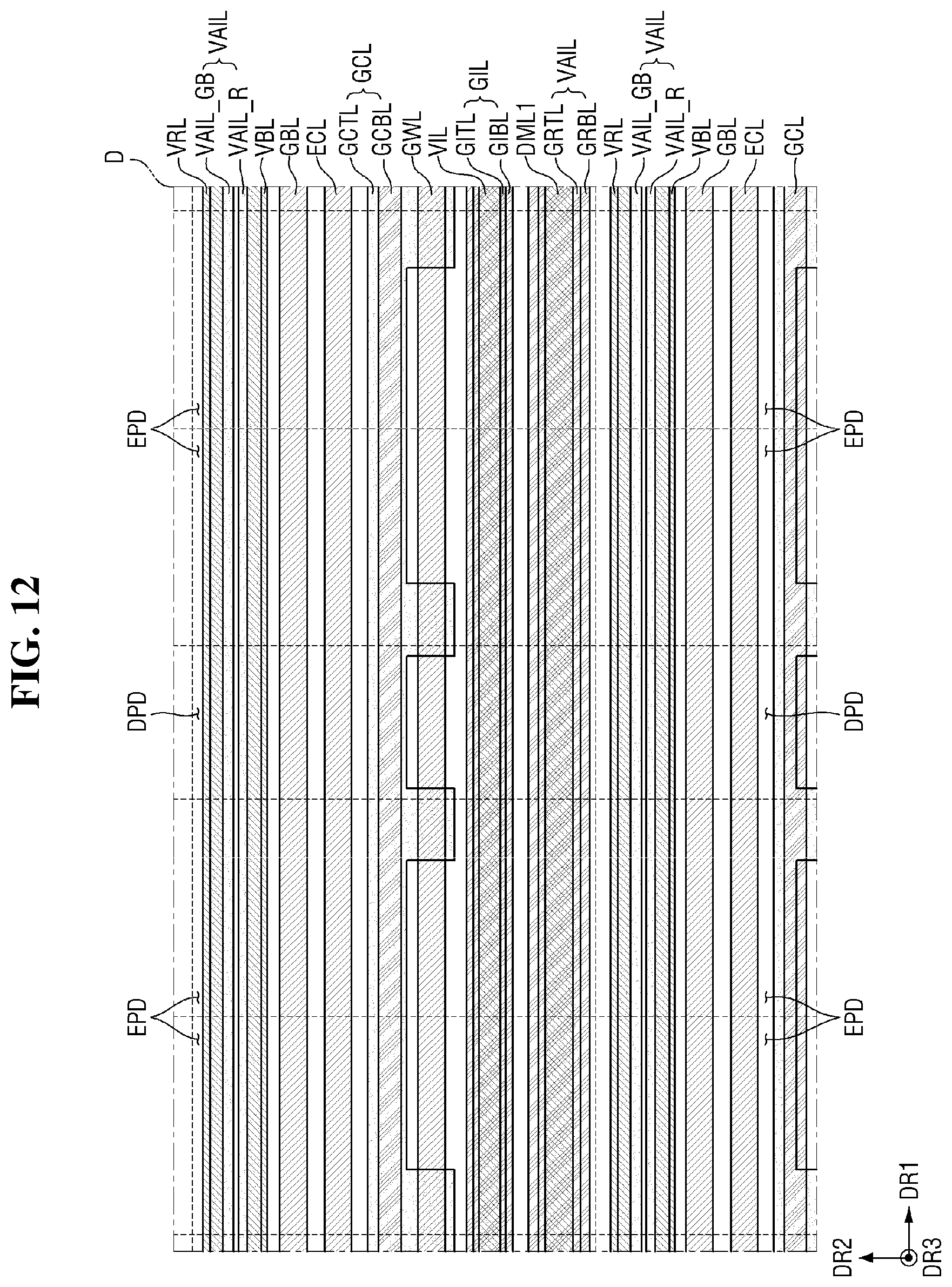 Patent US12329003 Figure 12 – Display device