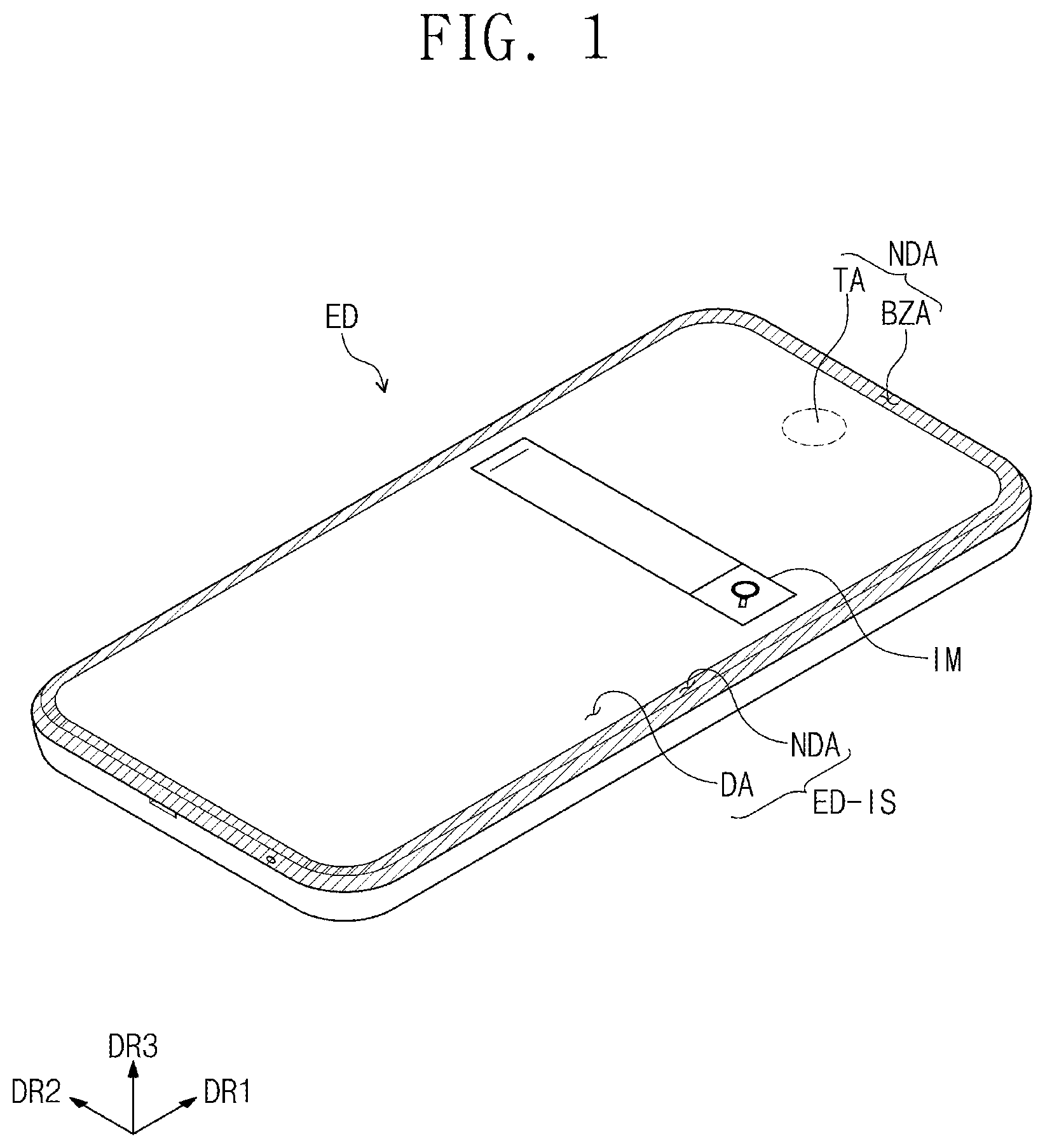 Patent US12329005 — Display panel and electronic device including the same — Figure 1