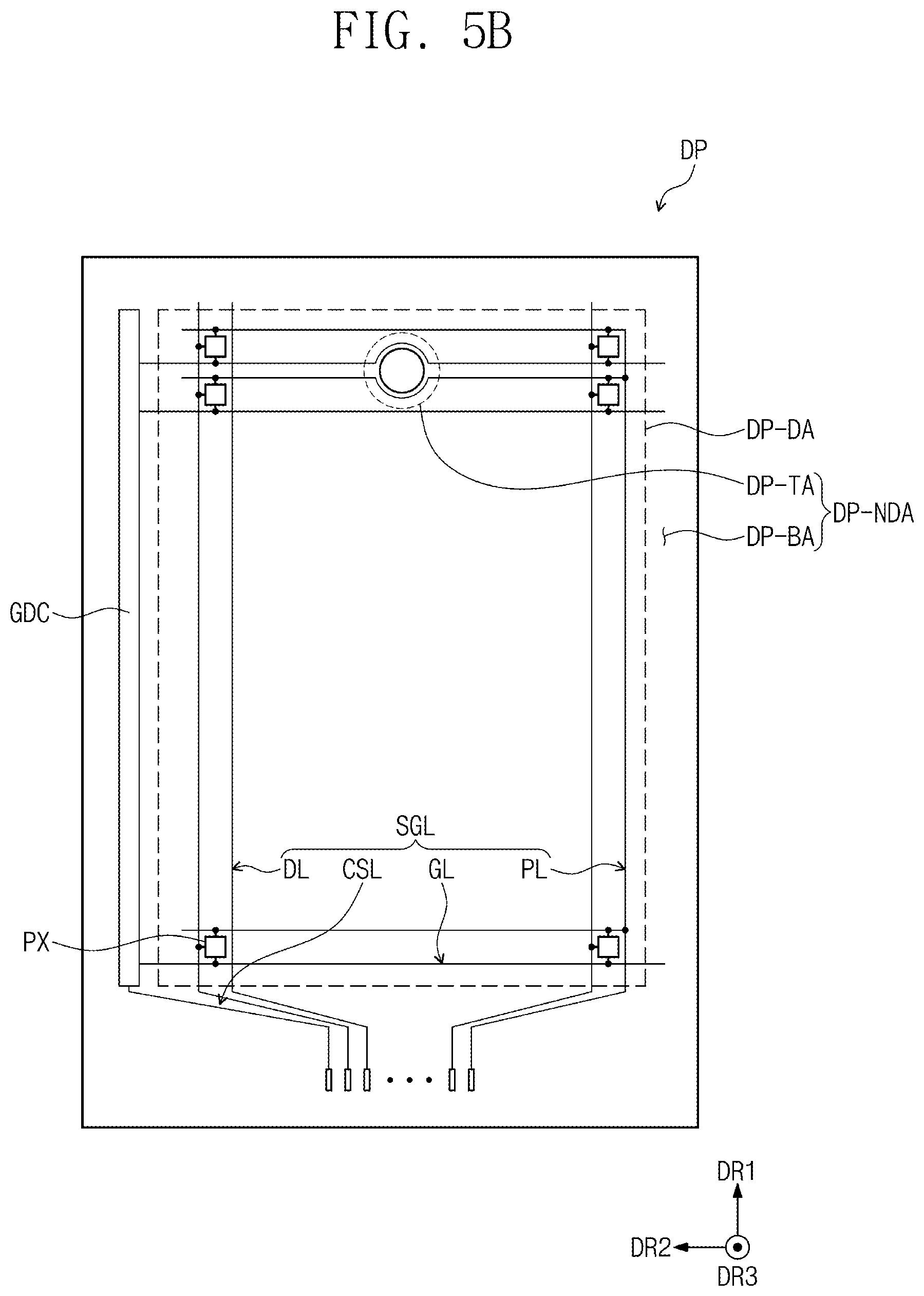 Patent US12329005 Figure 6 – Display panel and electronic device including the same