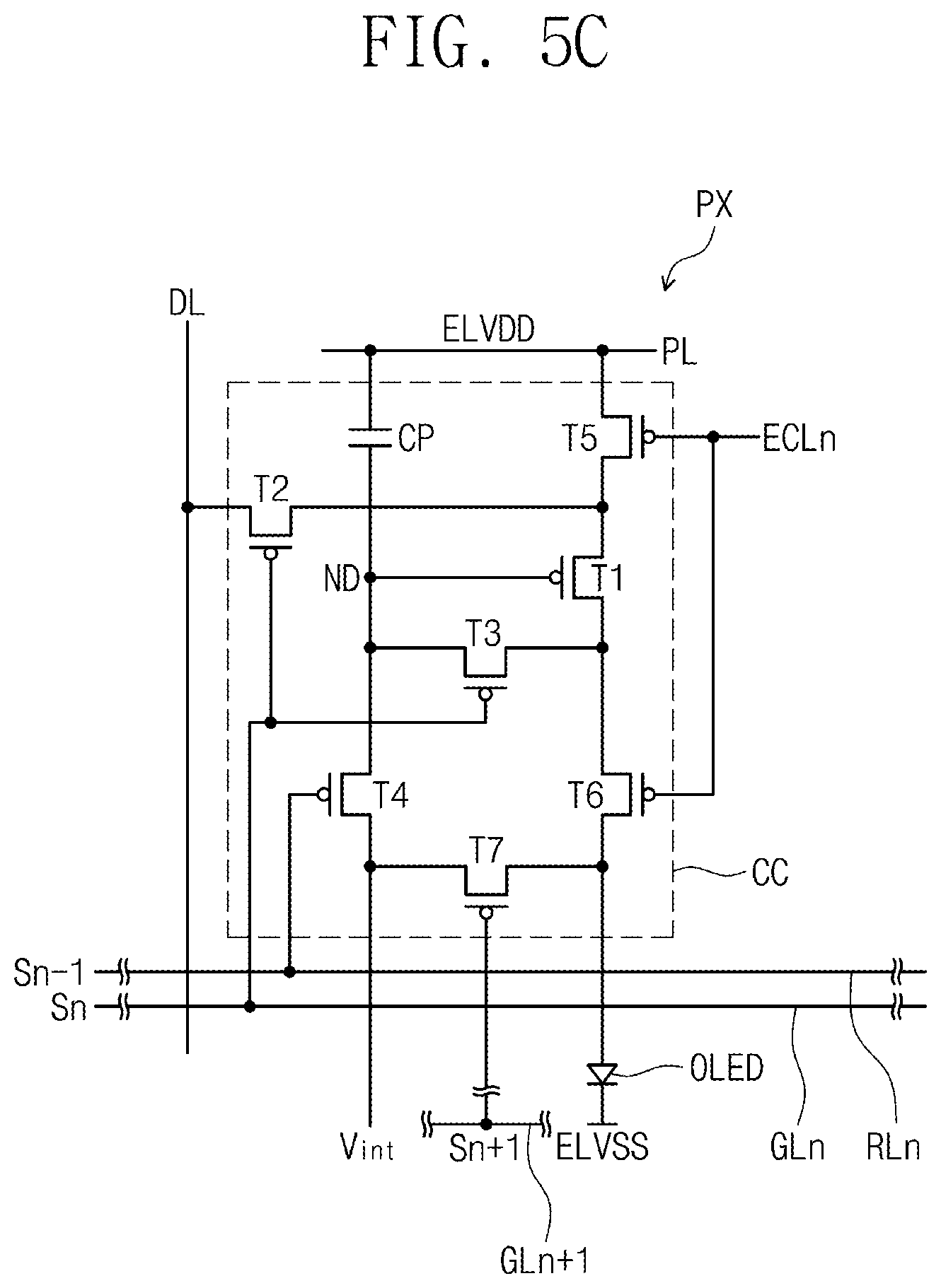 Patent US12329005 Figure 7 – Display panel and electronic device including the same
