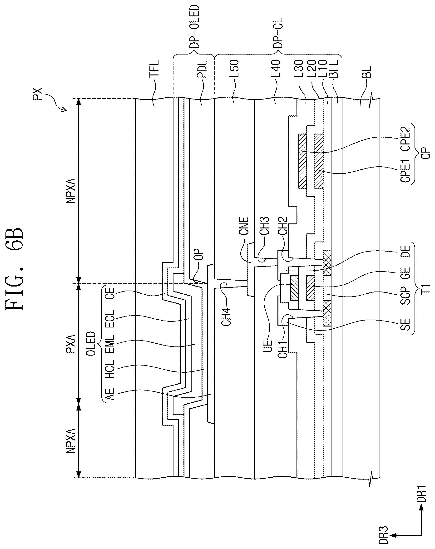 Patent US12329005 Figure 10 – Display panel and electronic device including the same