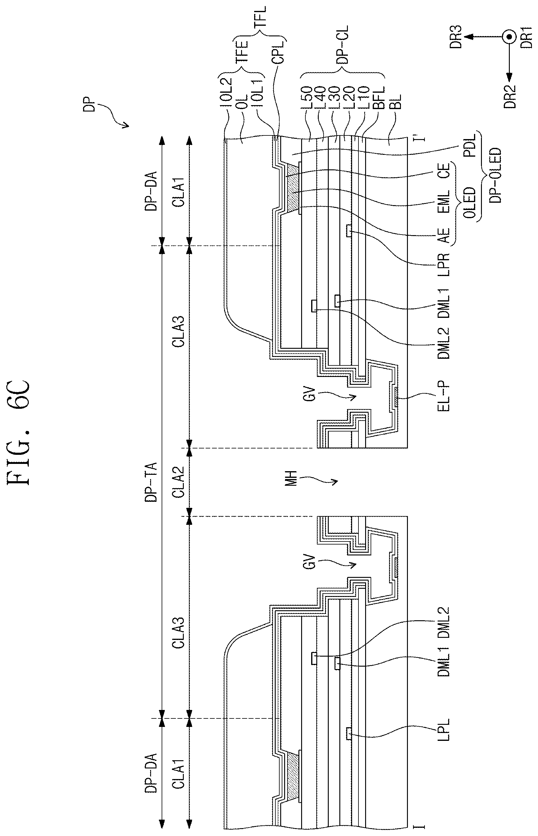 Patent US12329005 Figure 11 – Display panel and electronic device including the same