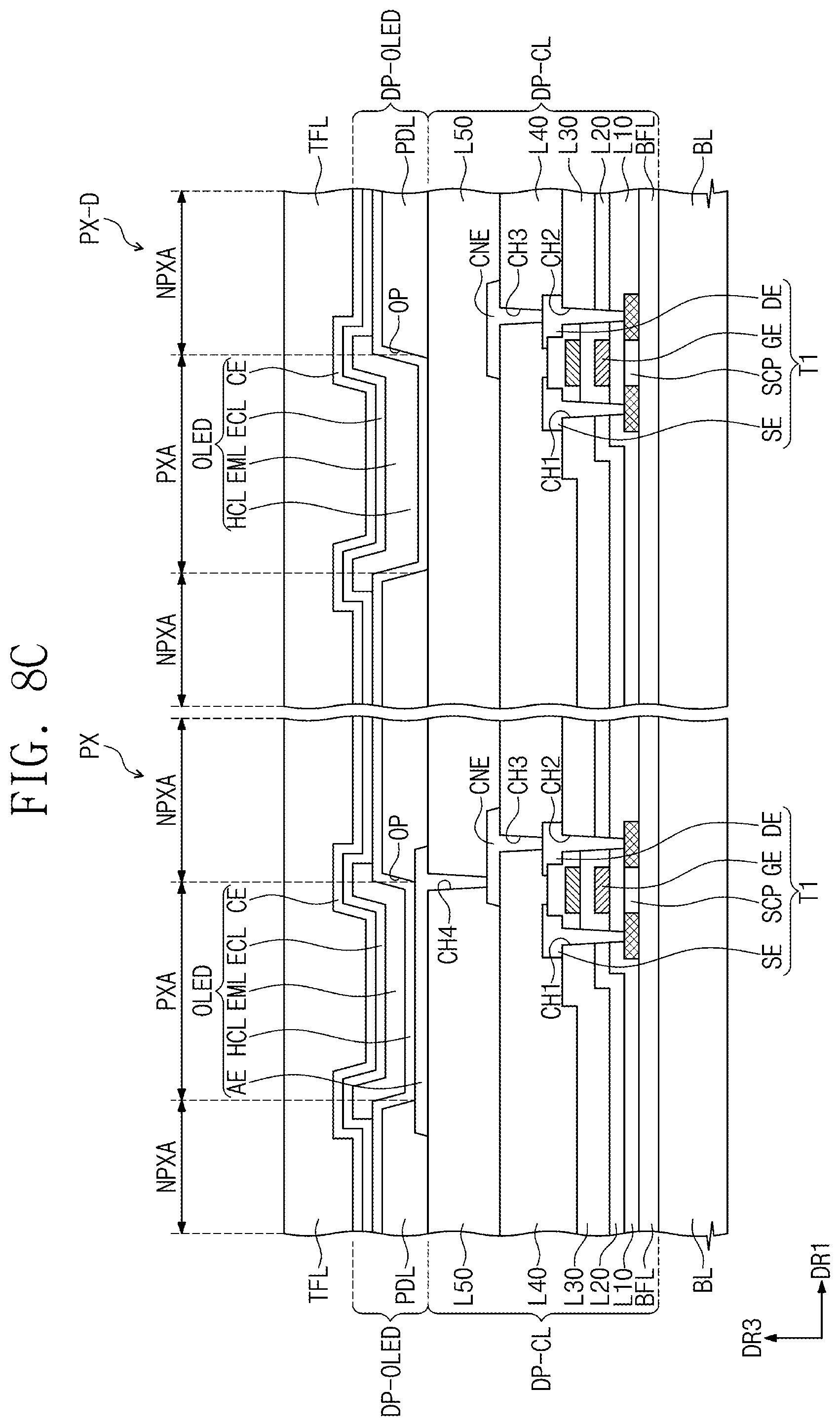 Patent US12329005 Figure 18 – Display panel and electronic device including the same