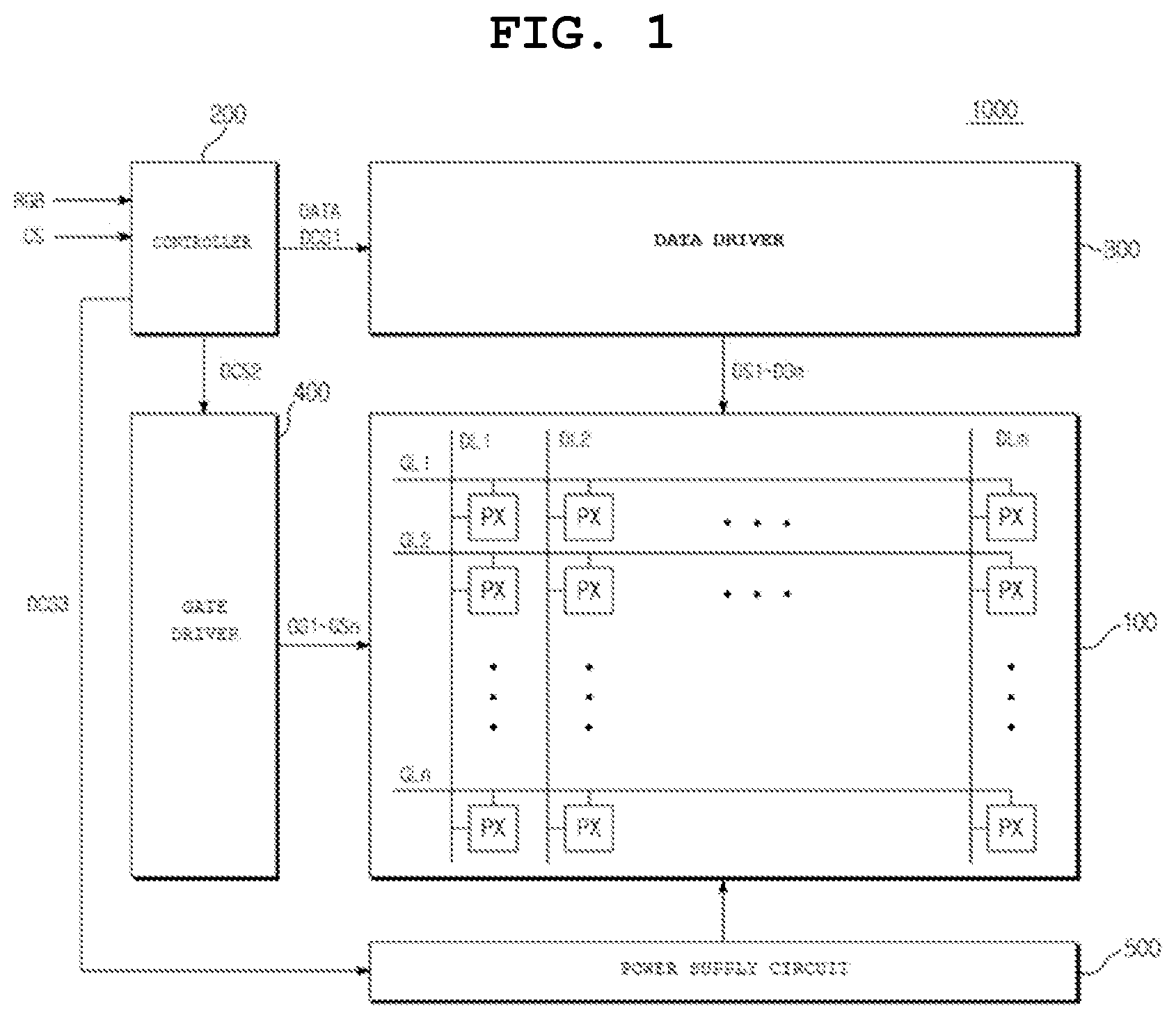 Patent US12329007 Figure 1 – Display panel