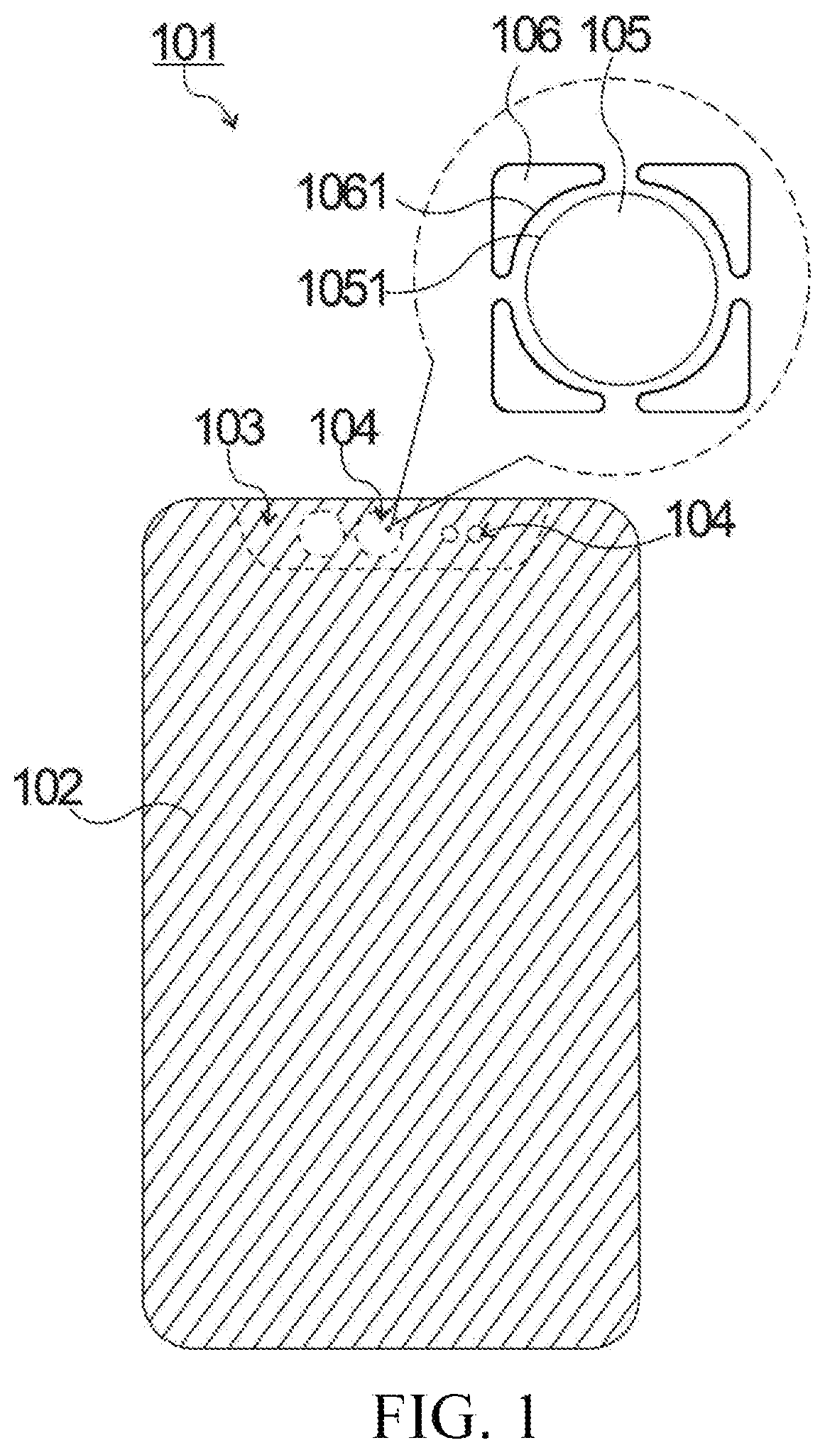 Patent US12329009 Figure 1 – OLED display panel and display device