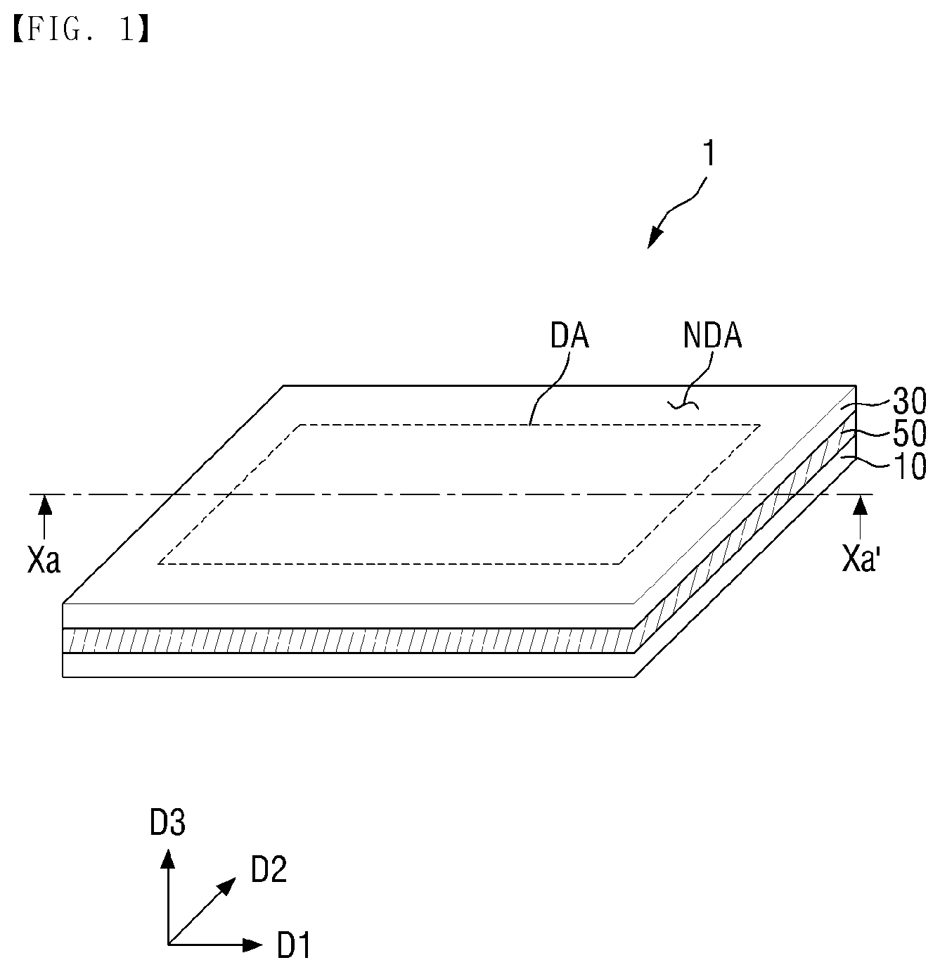 Patent US12329012 Figure 1 – Color conversion substrate, method of manufacturing color conversion substrate, and display device