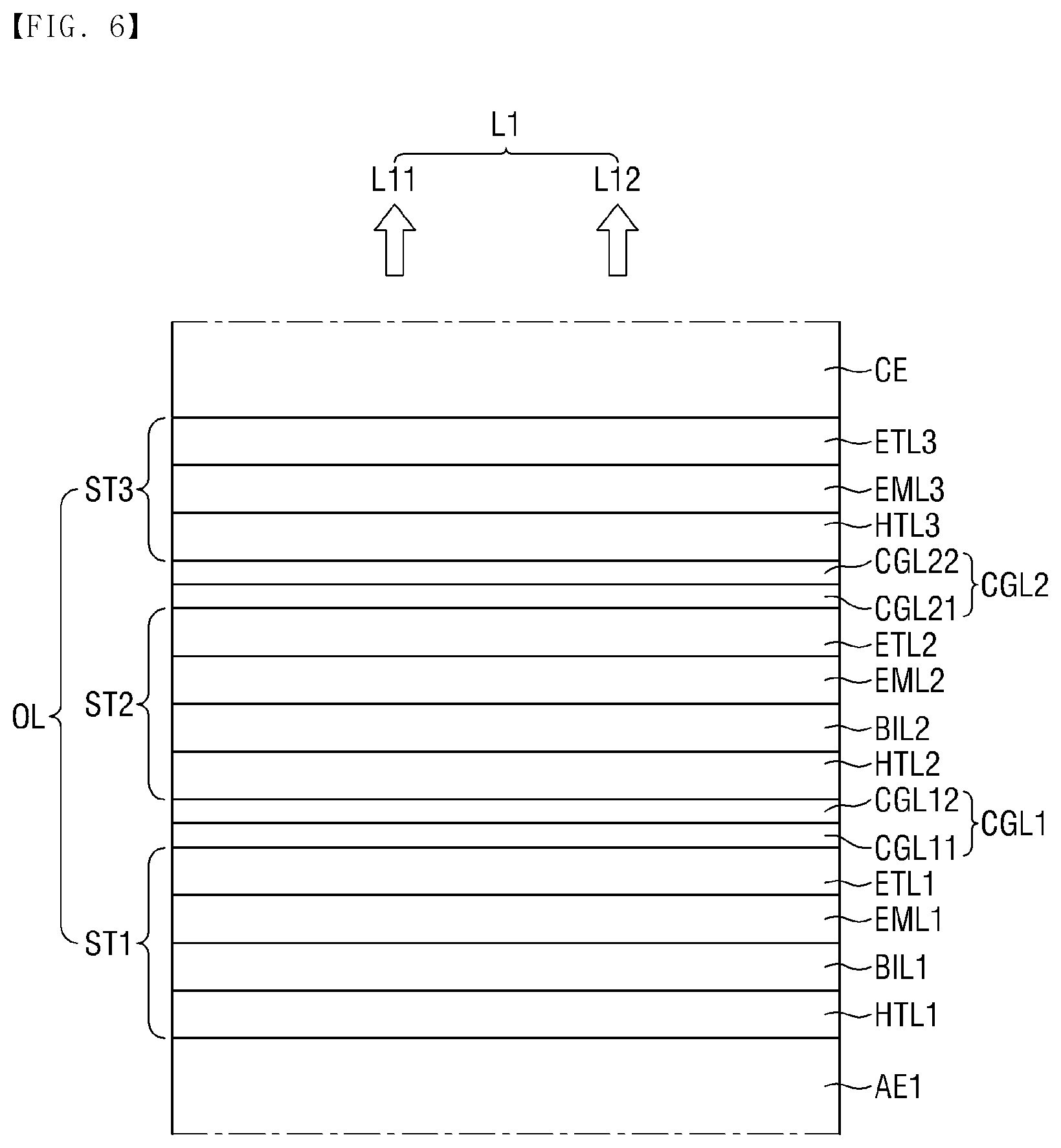 Patent US12329012 Figure 6 – Color conversion substrate, method of manufacturing color conversion substrate, and display device