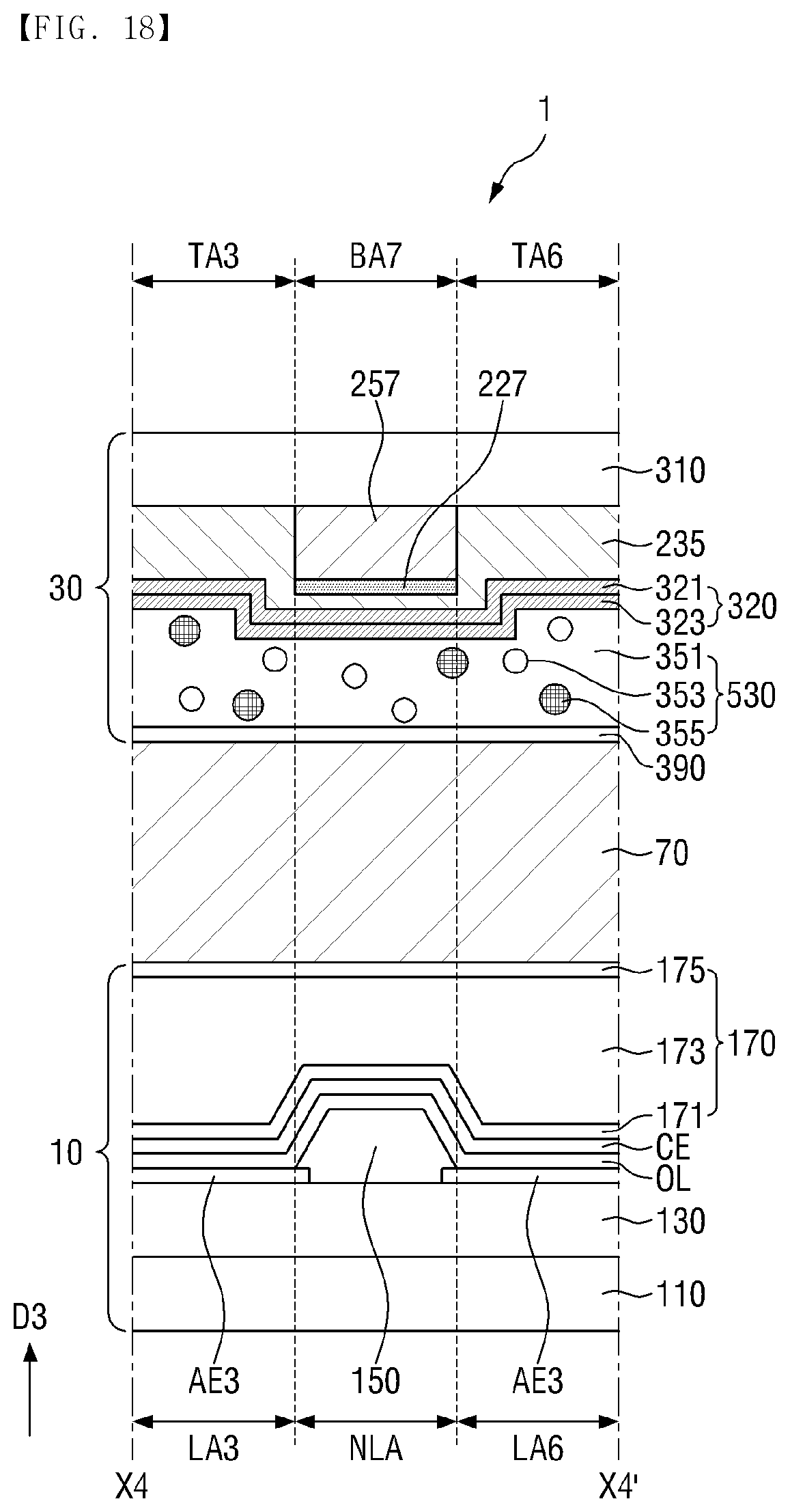 Patent US12329012 Figure 14 – Color conversion substrate, method of manufacturing color conversion substrate, and display device